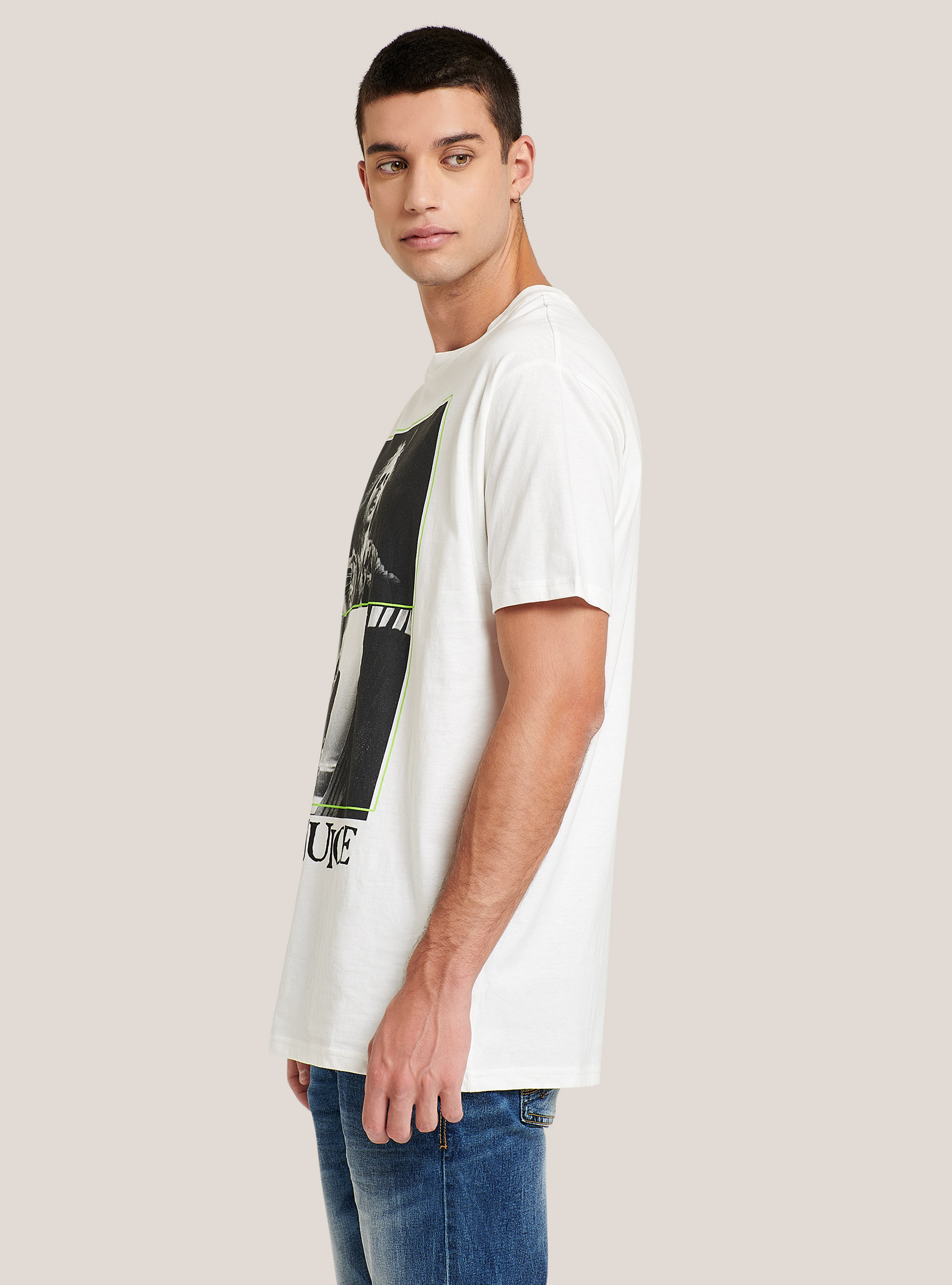 Camiseta Beetlejuice x Alcott, C0020 OFF WHITE