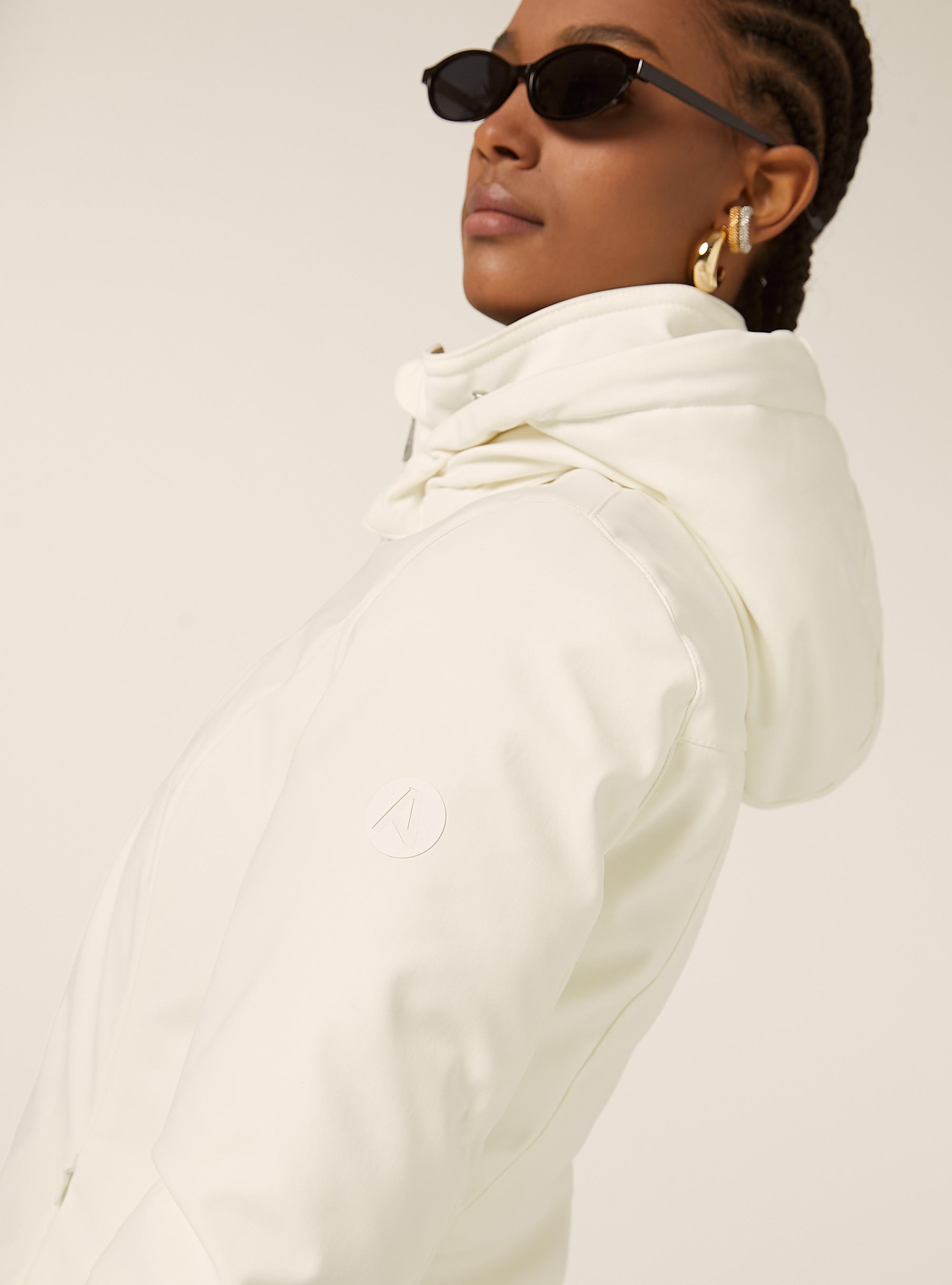 Giubbotto tecnico con cappuccio, WH2 WHITE