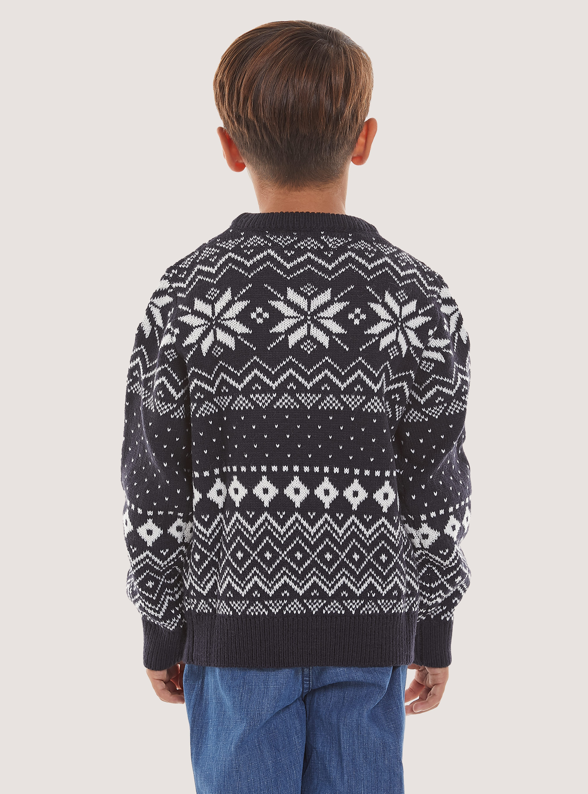 Colección Familiar de Navidad Mini Me Pullover, NA1 NAVY DARK