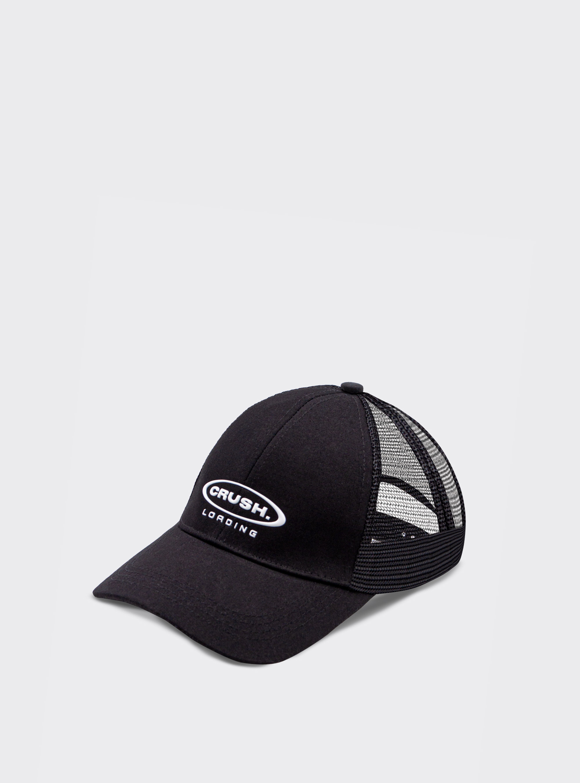 Chapeau avec visière et avec broderie, C101 BLACK