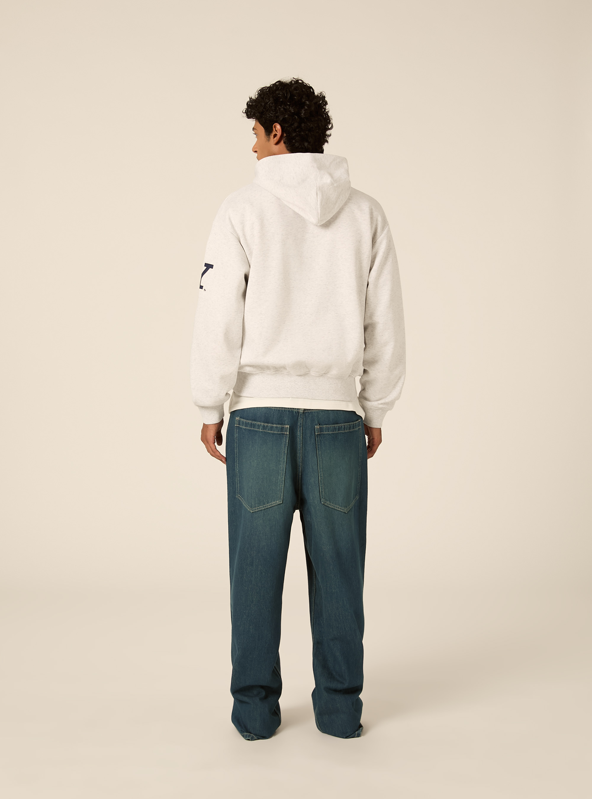 Cardigan yale boxy fit, MGY3 GREY MEL LIGHT