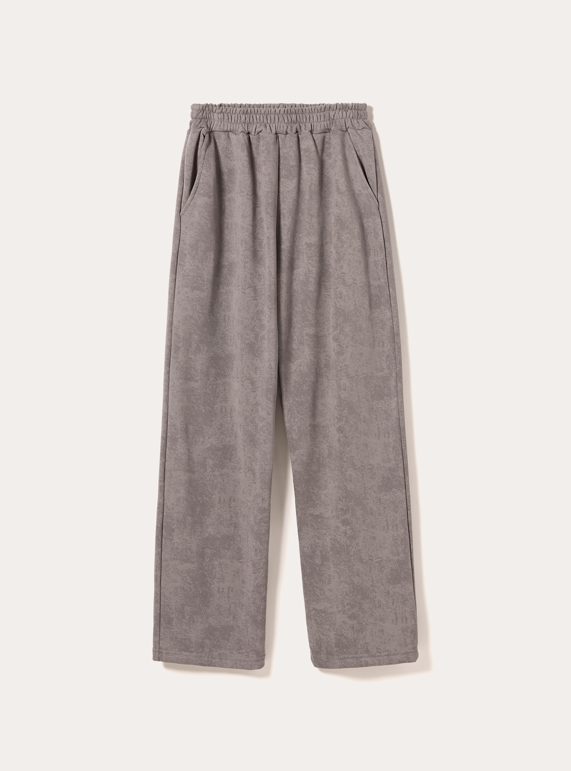 Joggers jaspeados holgados, GY2 GREY MEDIUM