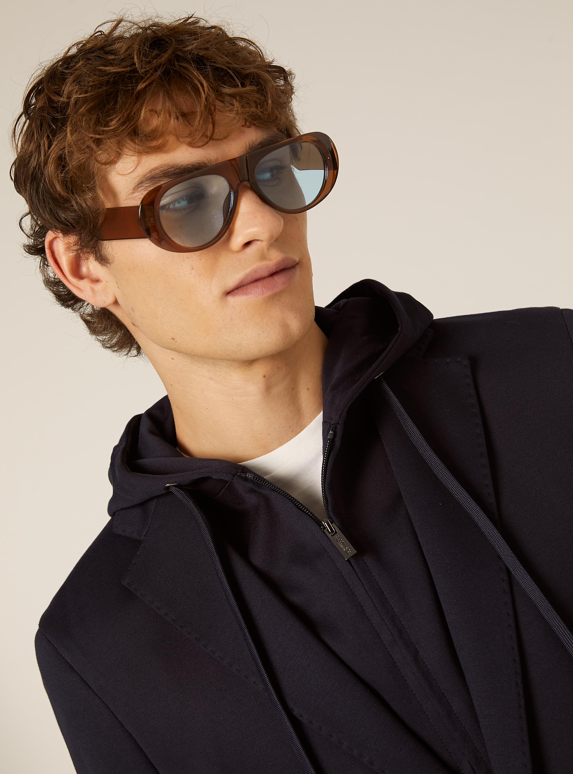 Giacca con cappuccio removibile, NA1 NAVY DARK