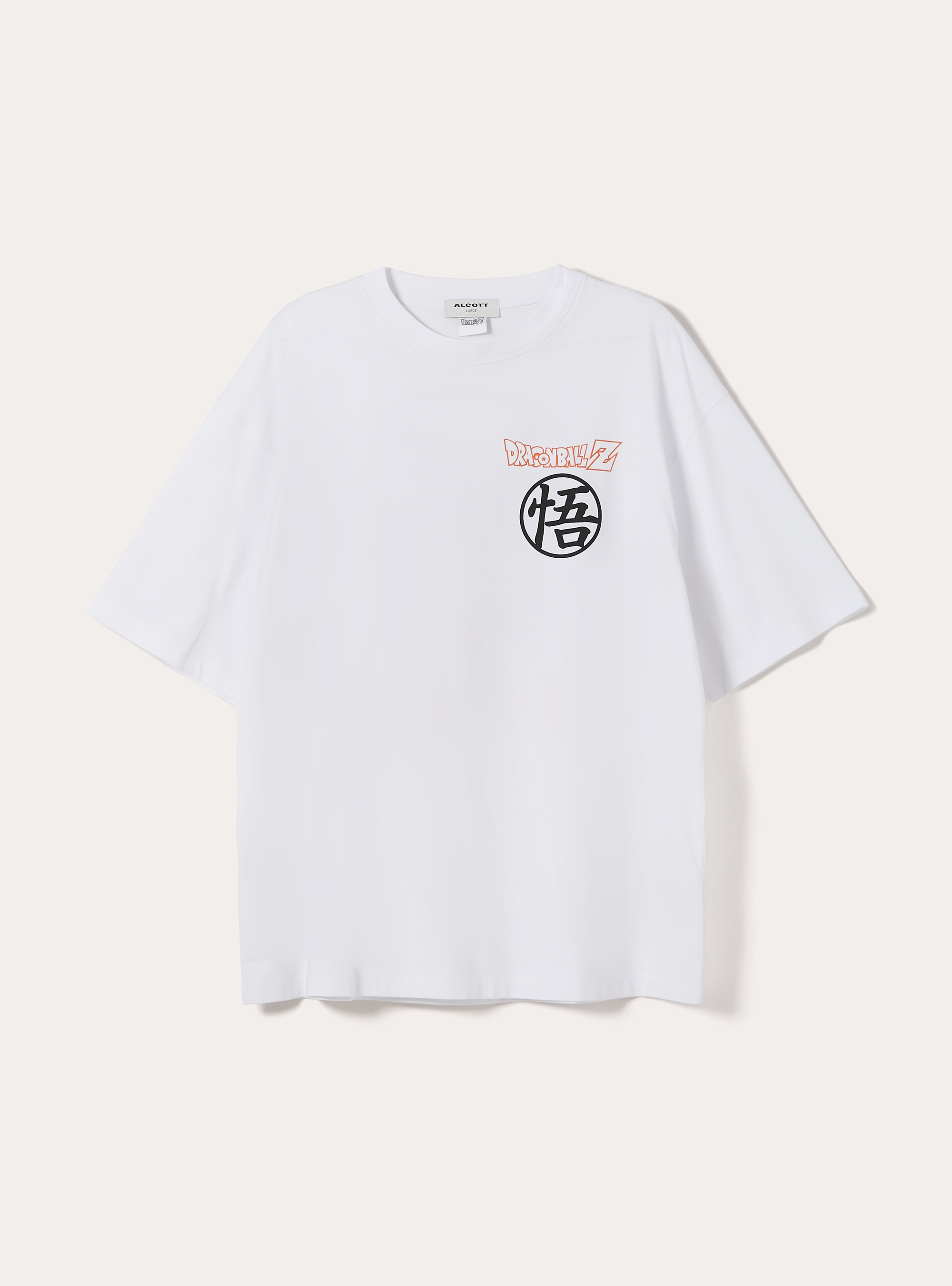 T-shirt dragonball z boxy fit, WH3 WHITE