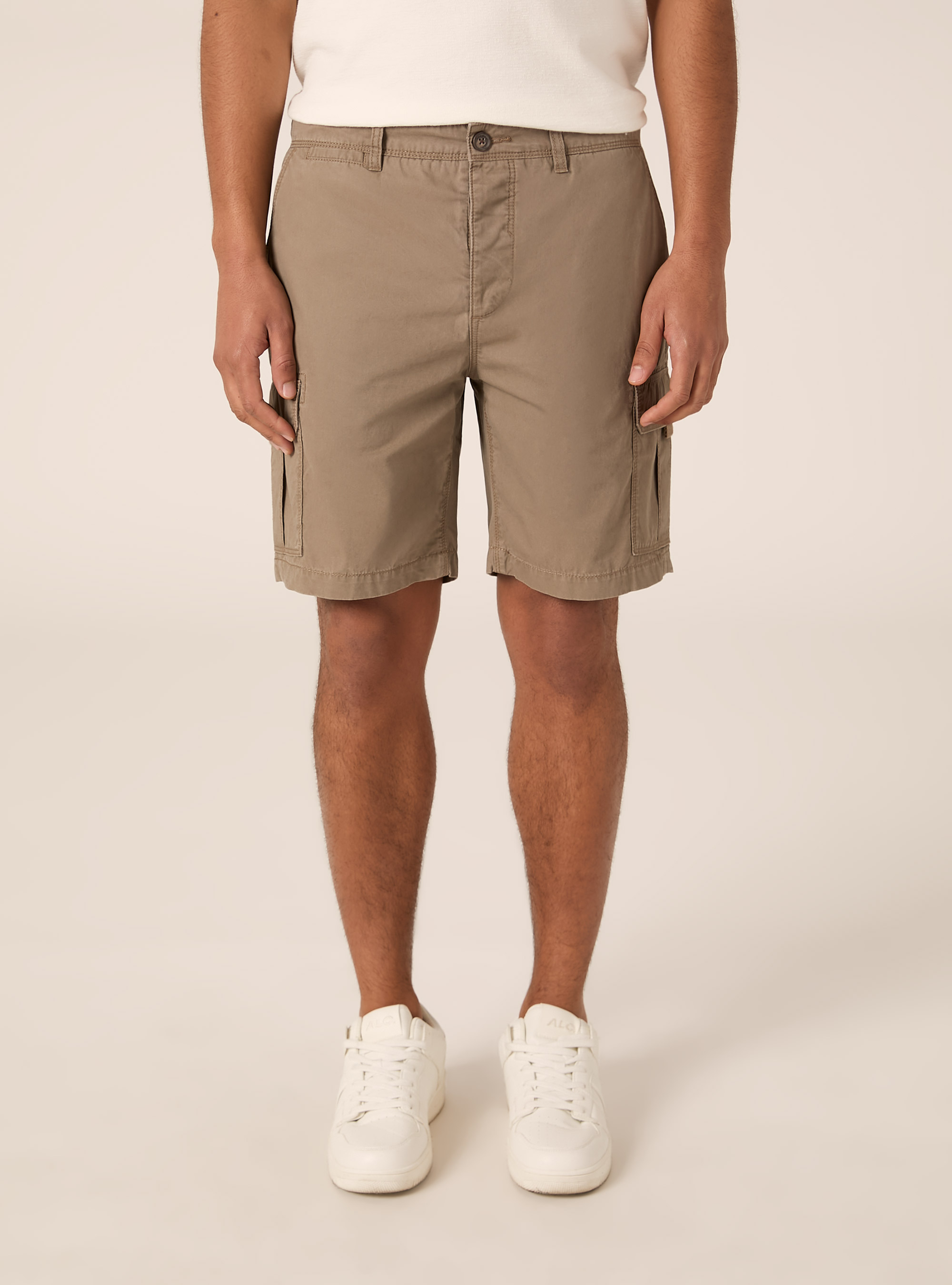 Cotton cargo bermuda shorts, BR2 BROWN MEDIUM