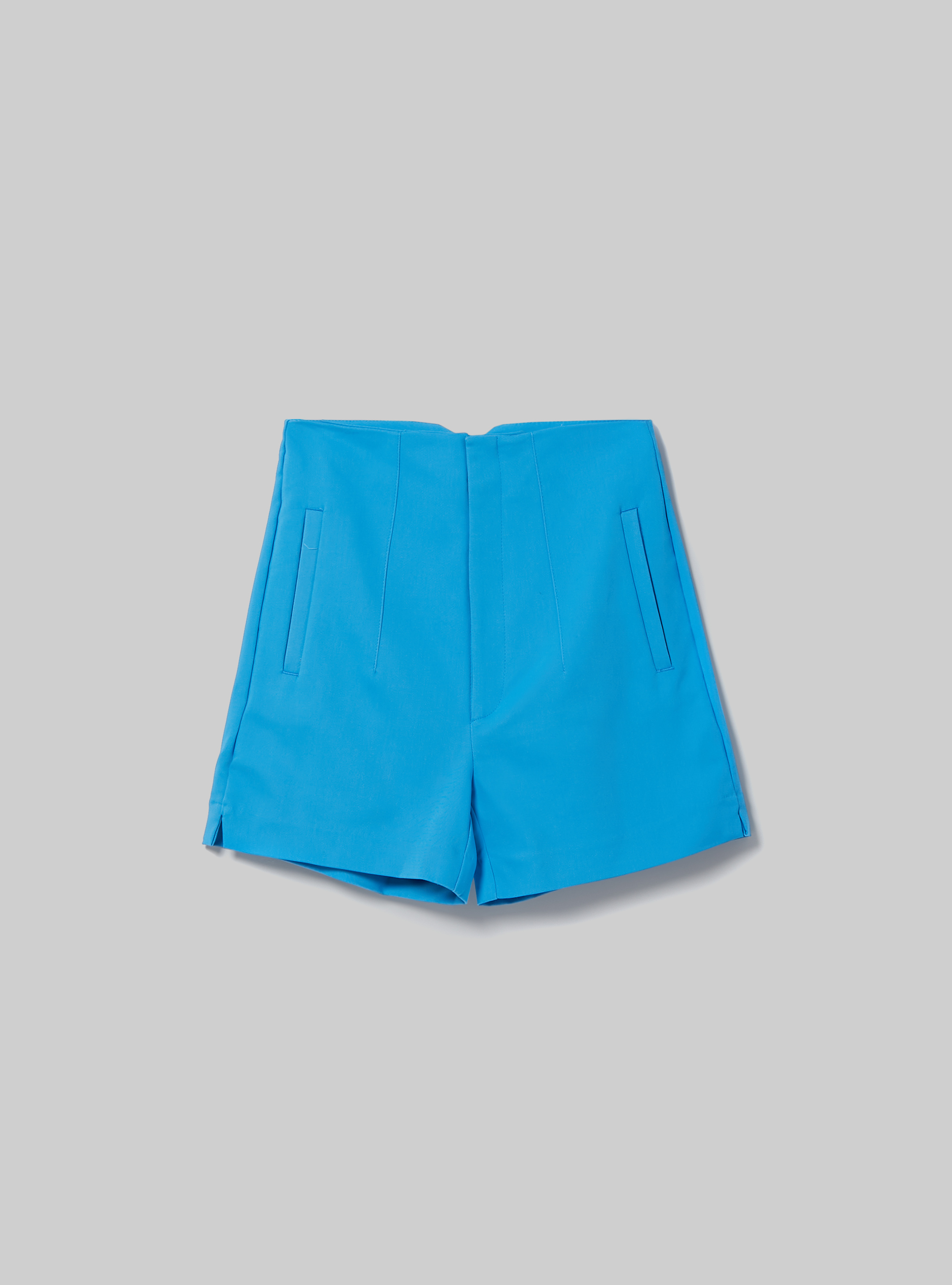 Shorts with double pleats, AZ3 AZURE LIGHT