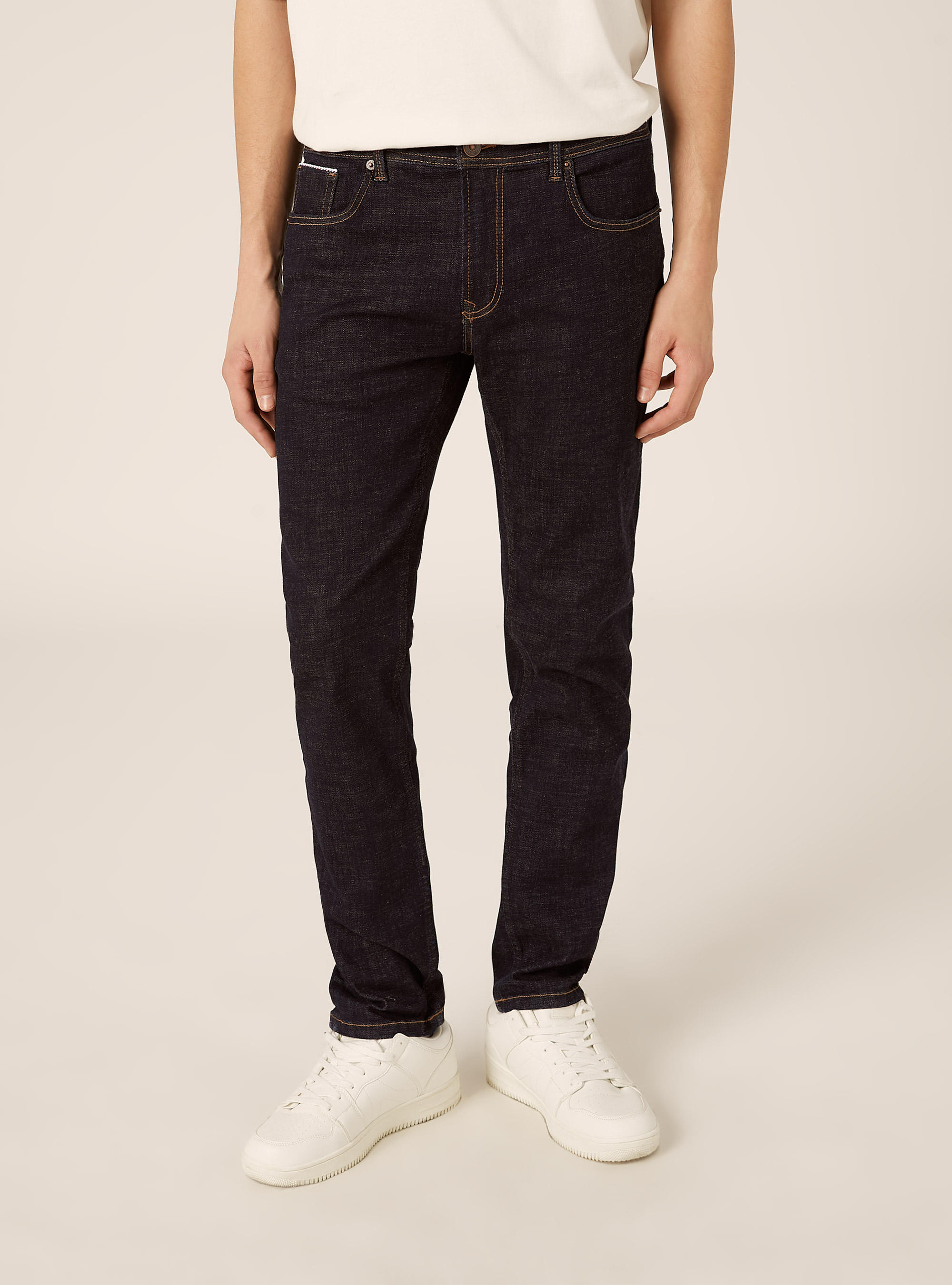 Skinny fit jeans, D001 DEEP BLUE