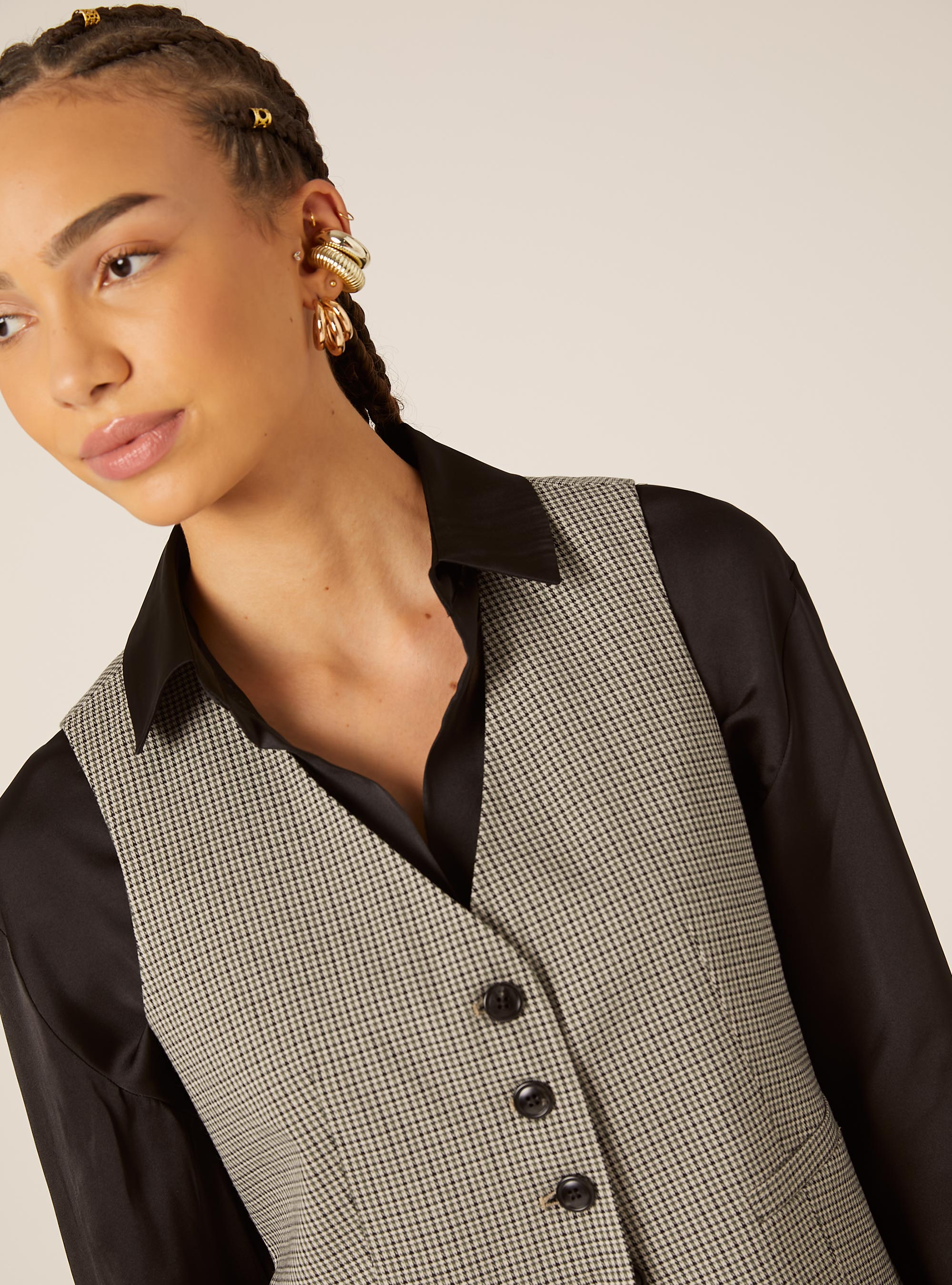 Gilet fantaisie, BG2 BEIGE MEDIUM