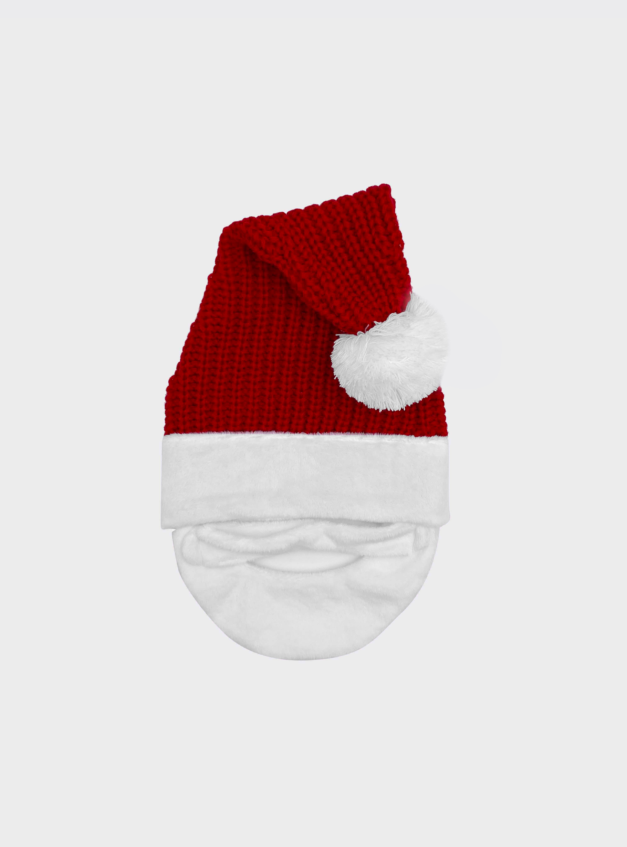 Cappello natalizio con barba, SANTA