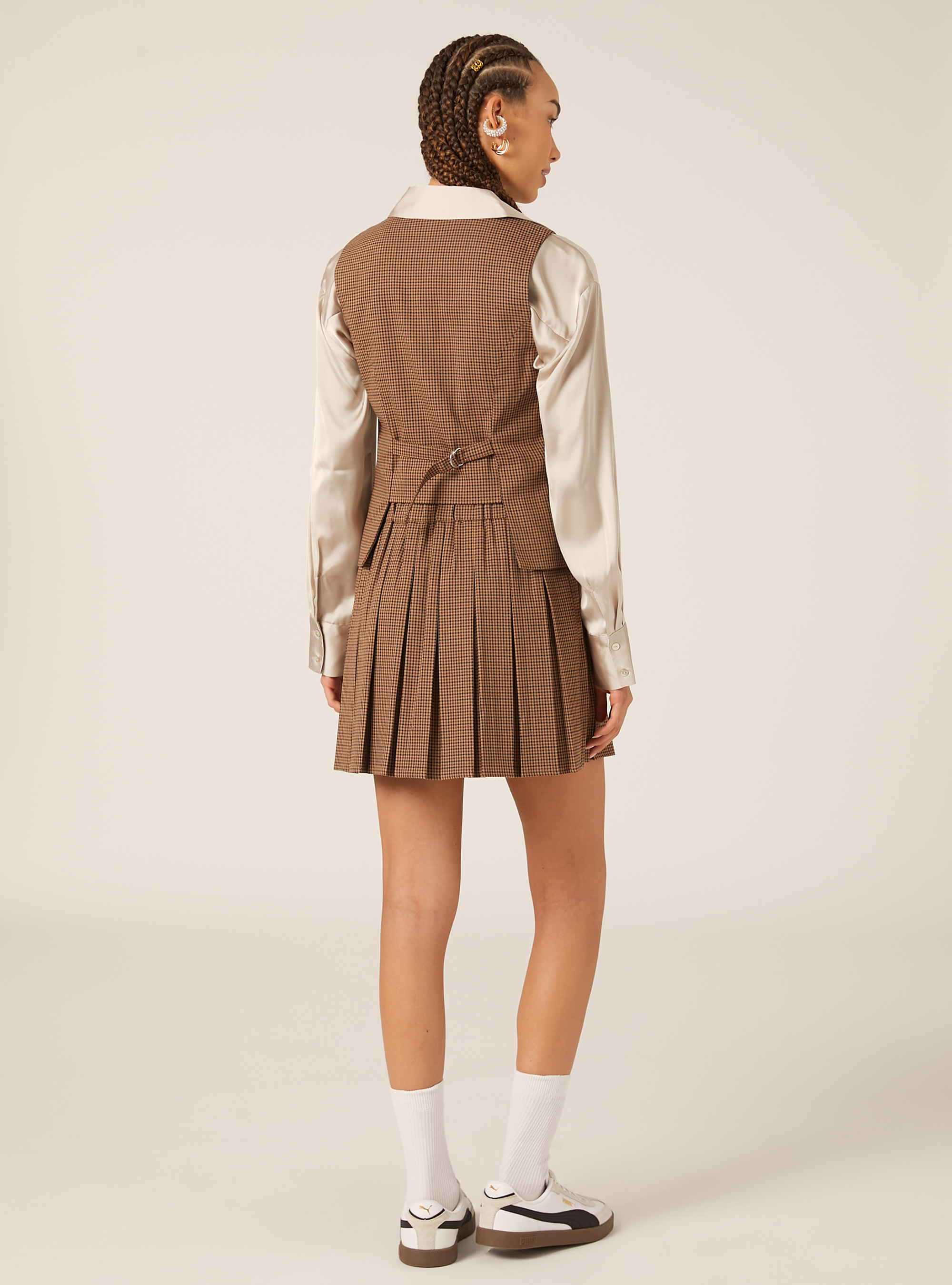 Gilet fantaisie, BG1 BEIGE DARK