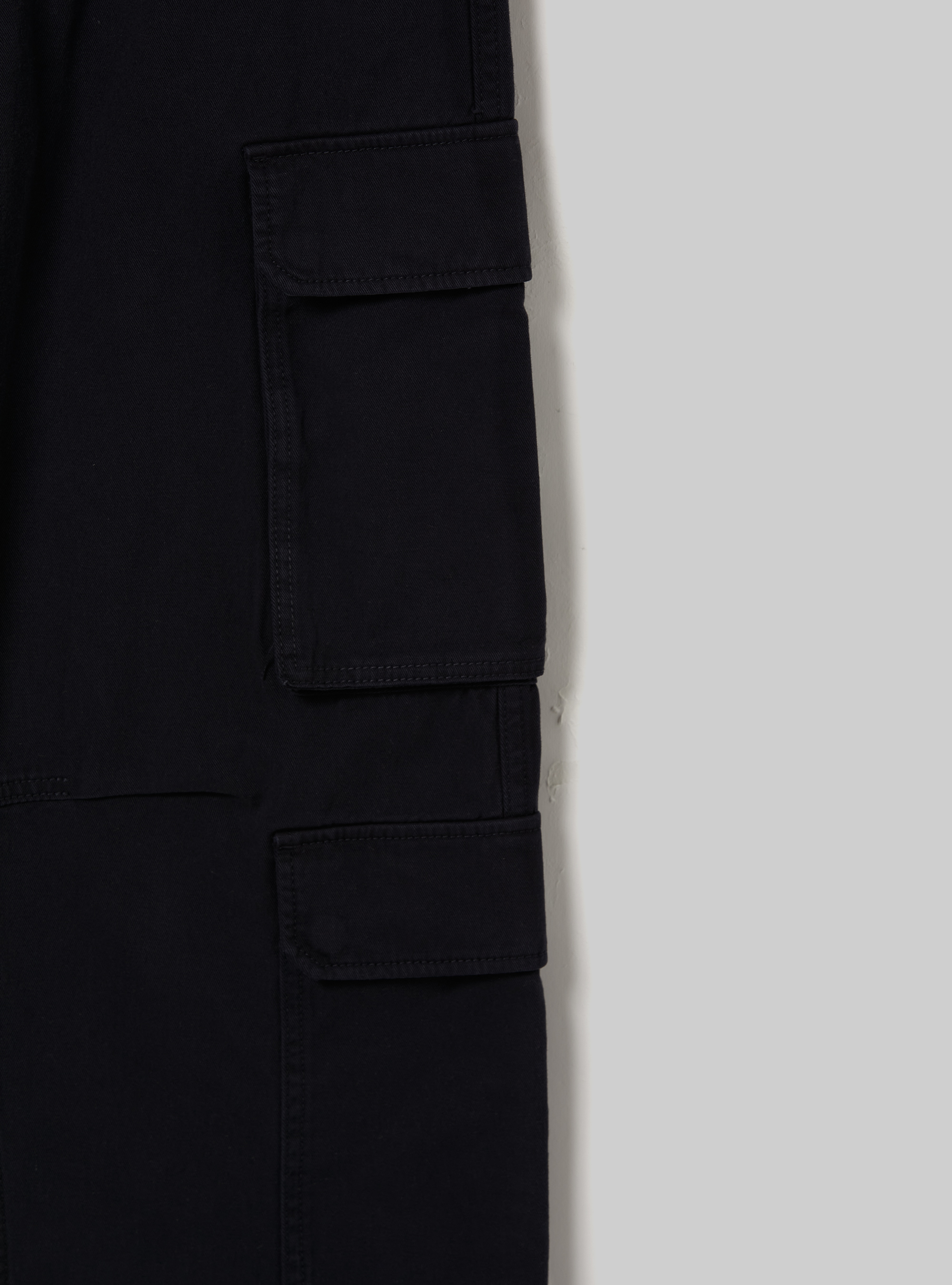 Pantaloni multicargo in twill, NA1 NAVY DARK