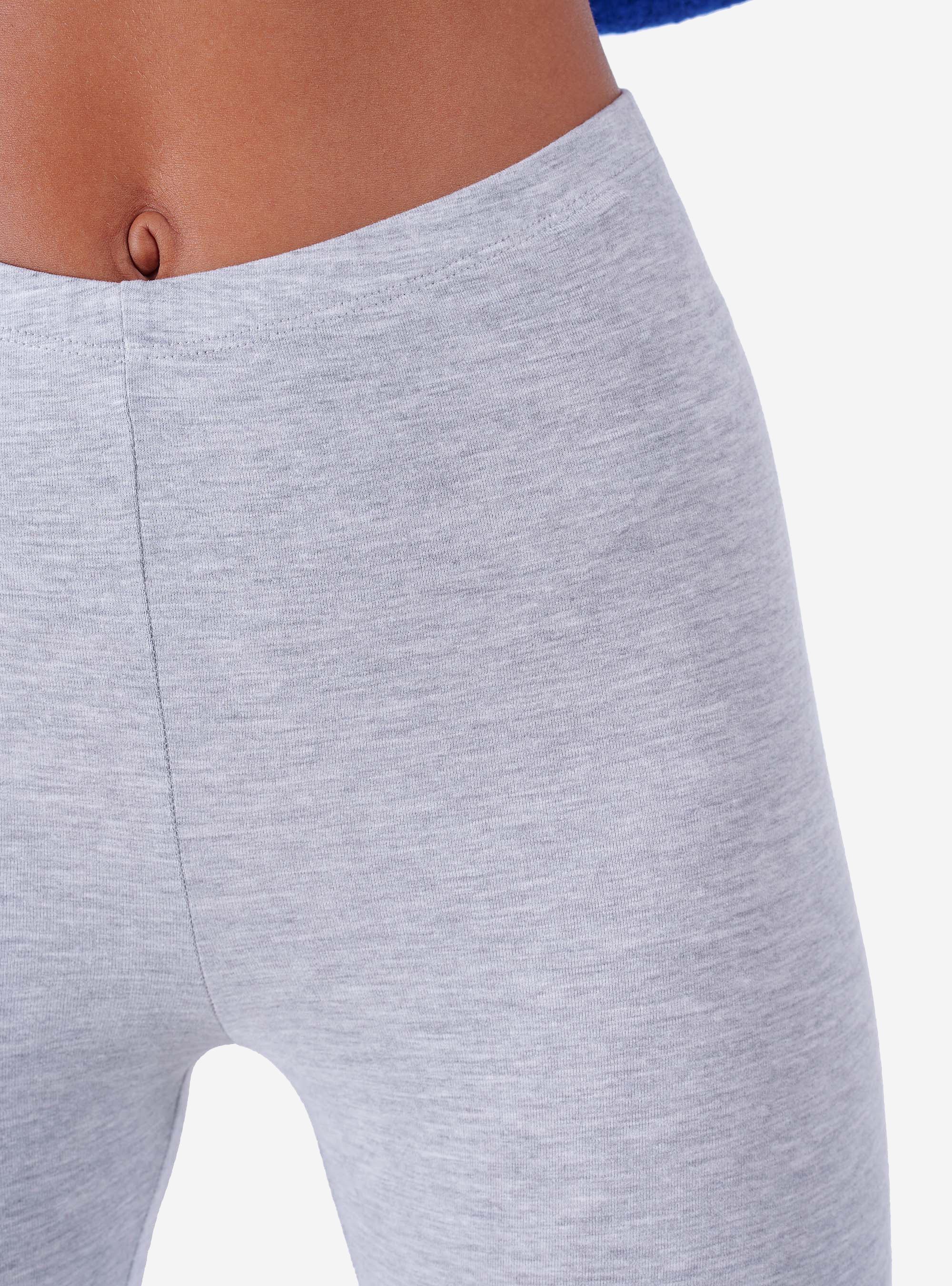 Leggings elasticizzati, GRIGIO CHIARO MELANGE