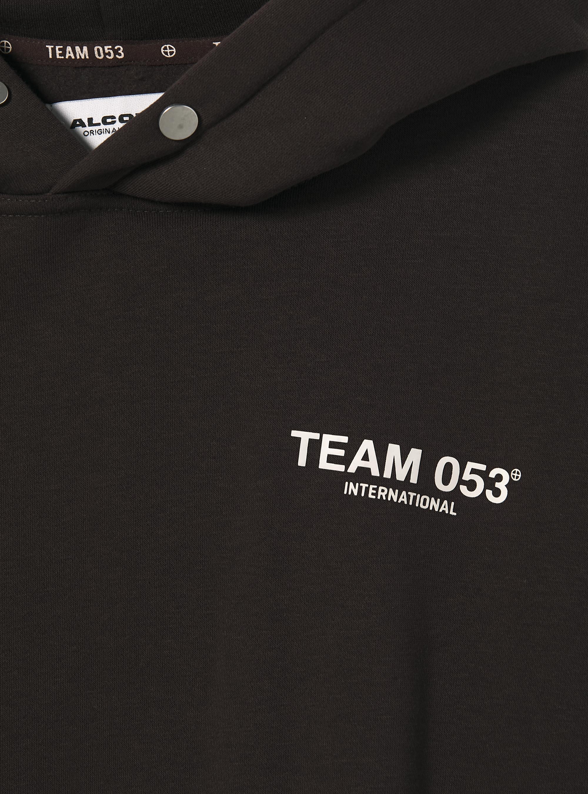 Sudadera con estampado Team 053, BR1 BROWN DARK
