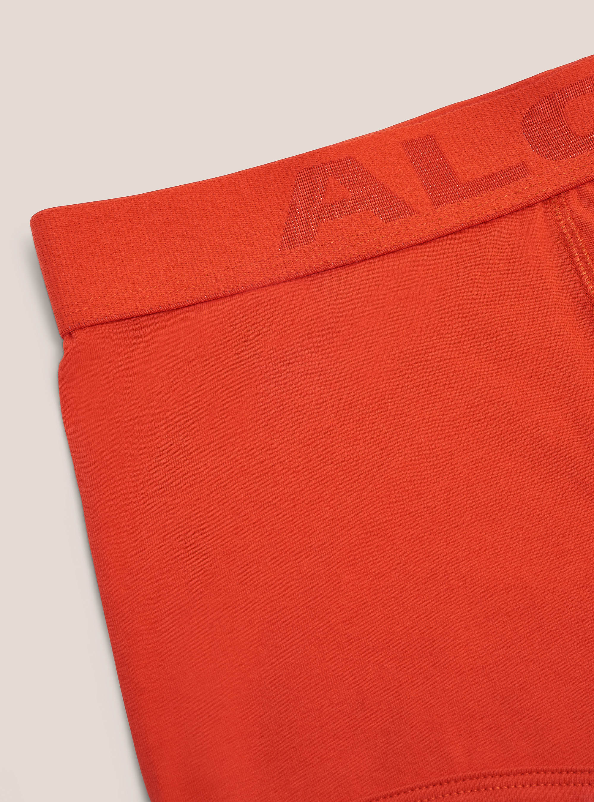 Stretch cotton boxer shorts with logo, C321 ORANGE
