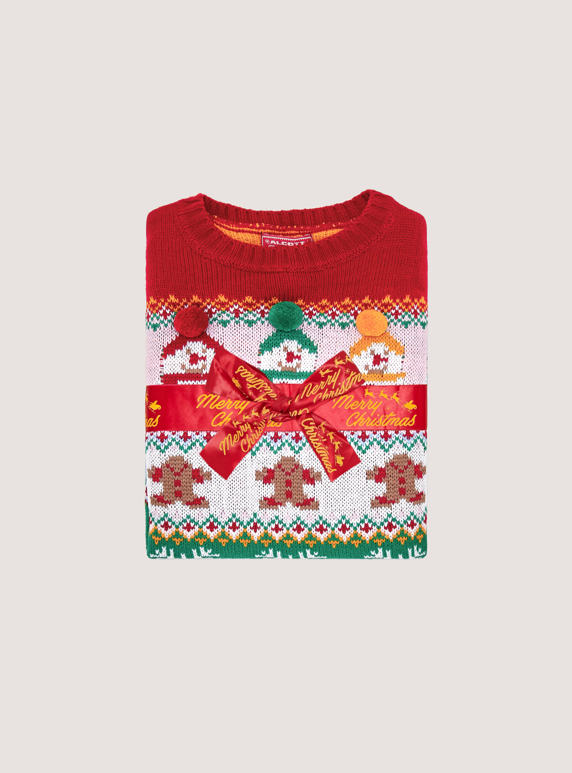 Pullover Christmas Family Collection, RD2 RED MEDIUM