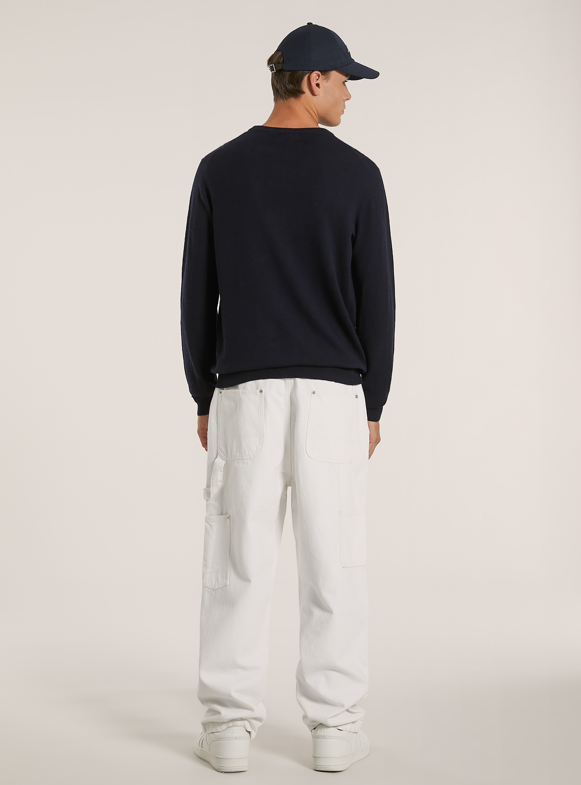 Cashmere-blend pullover, NA1 NAVY DARK