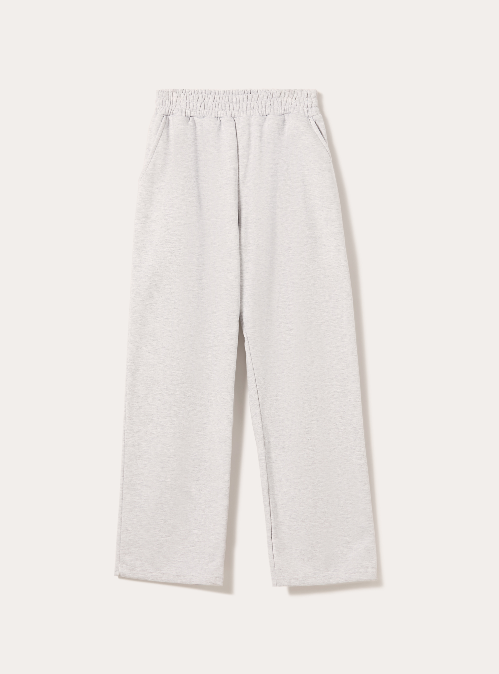 Pantalone in felpa loose fit, MGY3 GREY MEL LIGHT