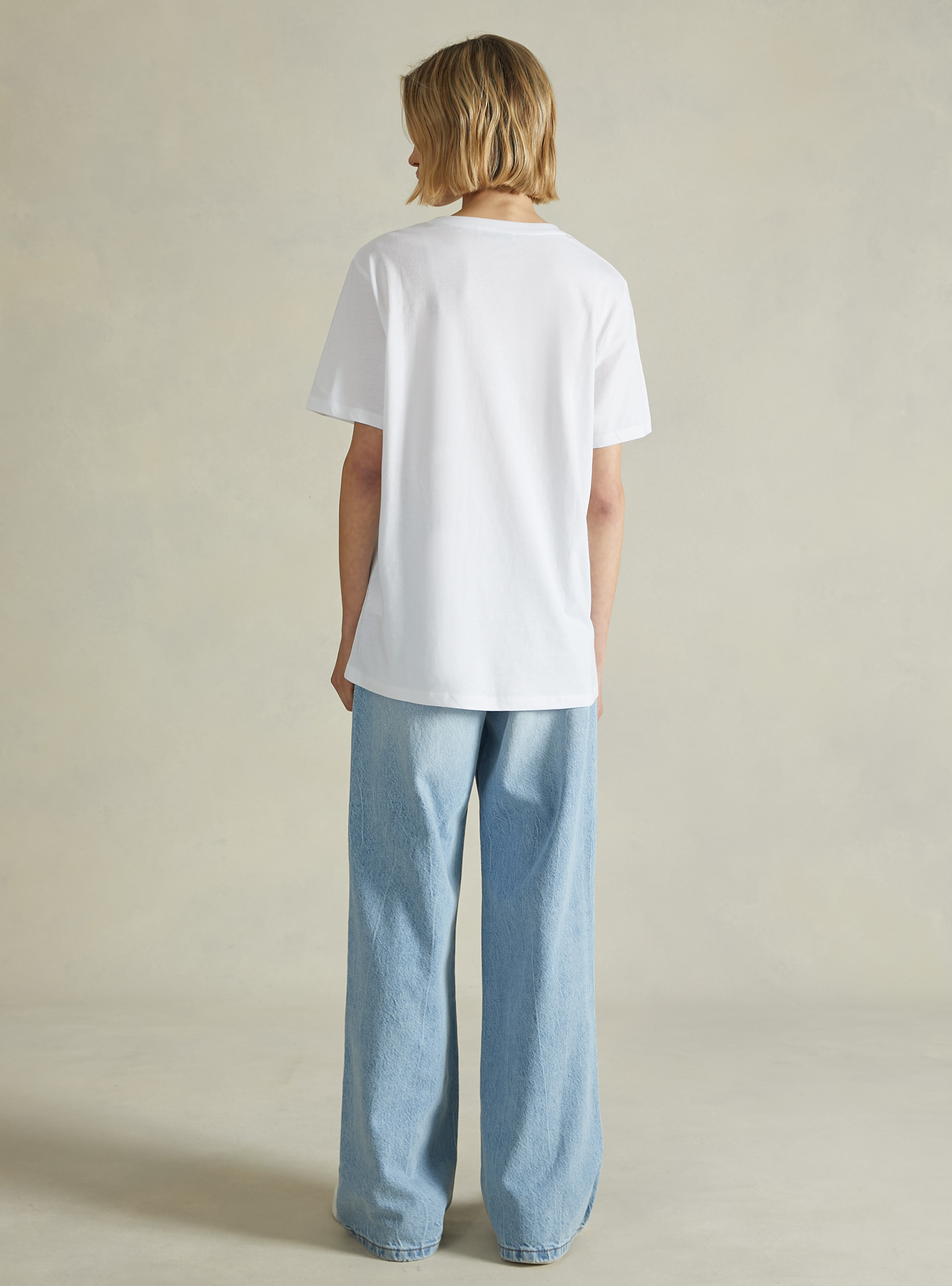 Maglietta con stampa manga, WH3 WHITE