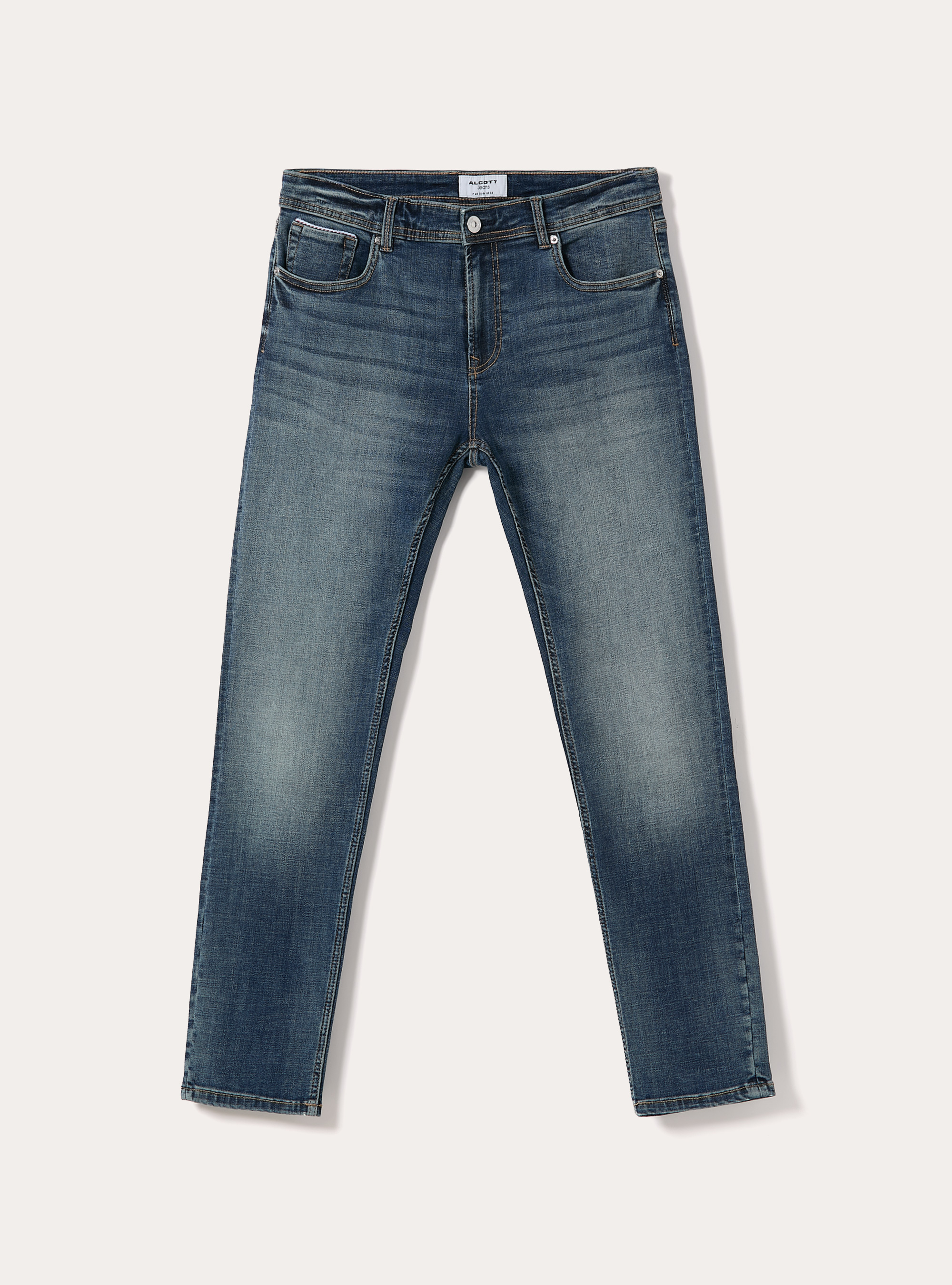 Jeans skinny fit, D002 MEDIUM DARK BLUE