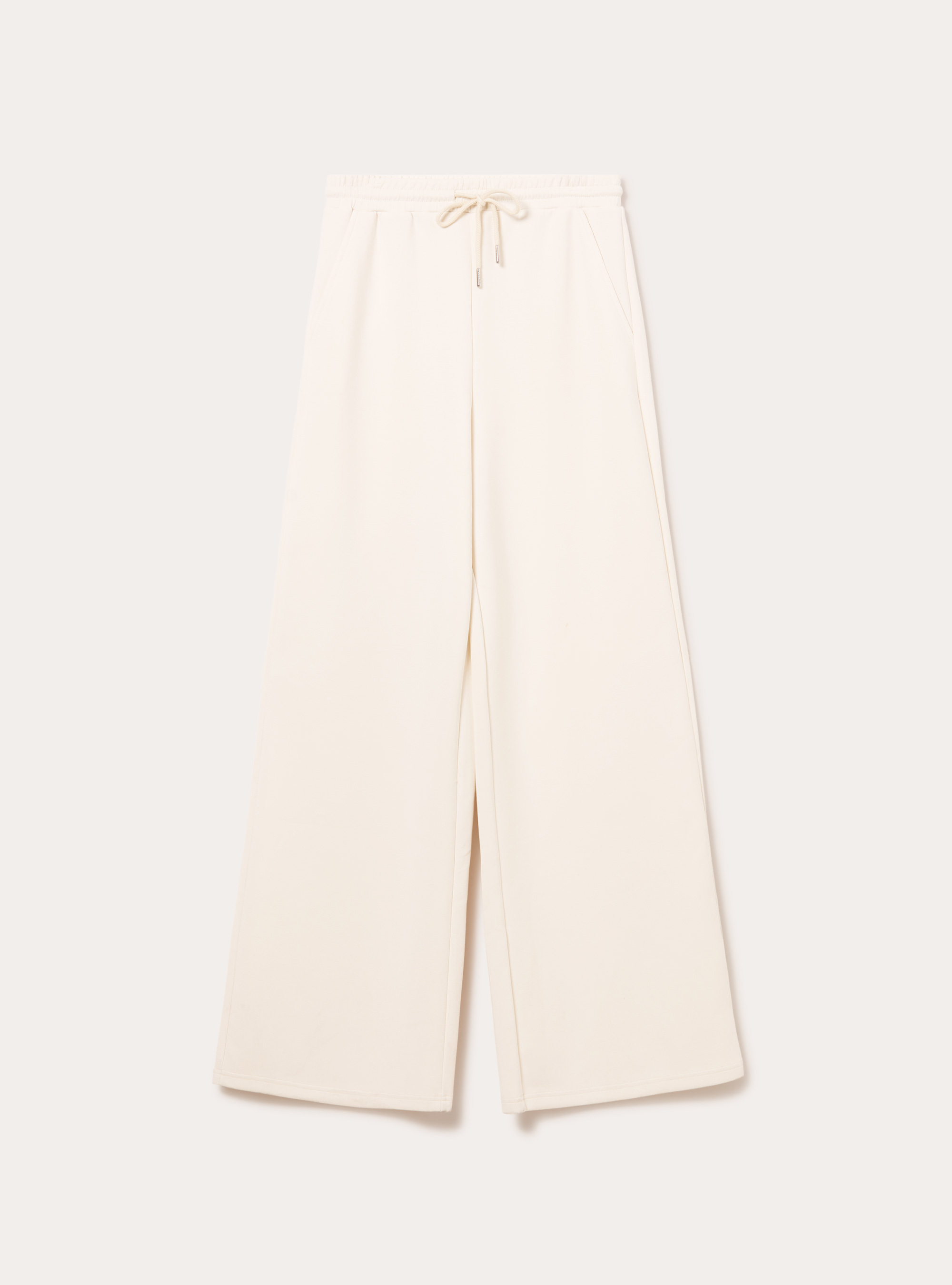 Soft touch wide leg joggers, CR3 CREAM LIGHT