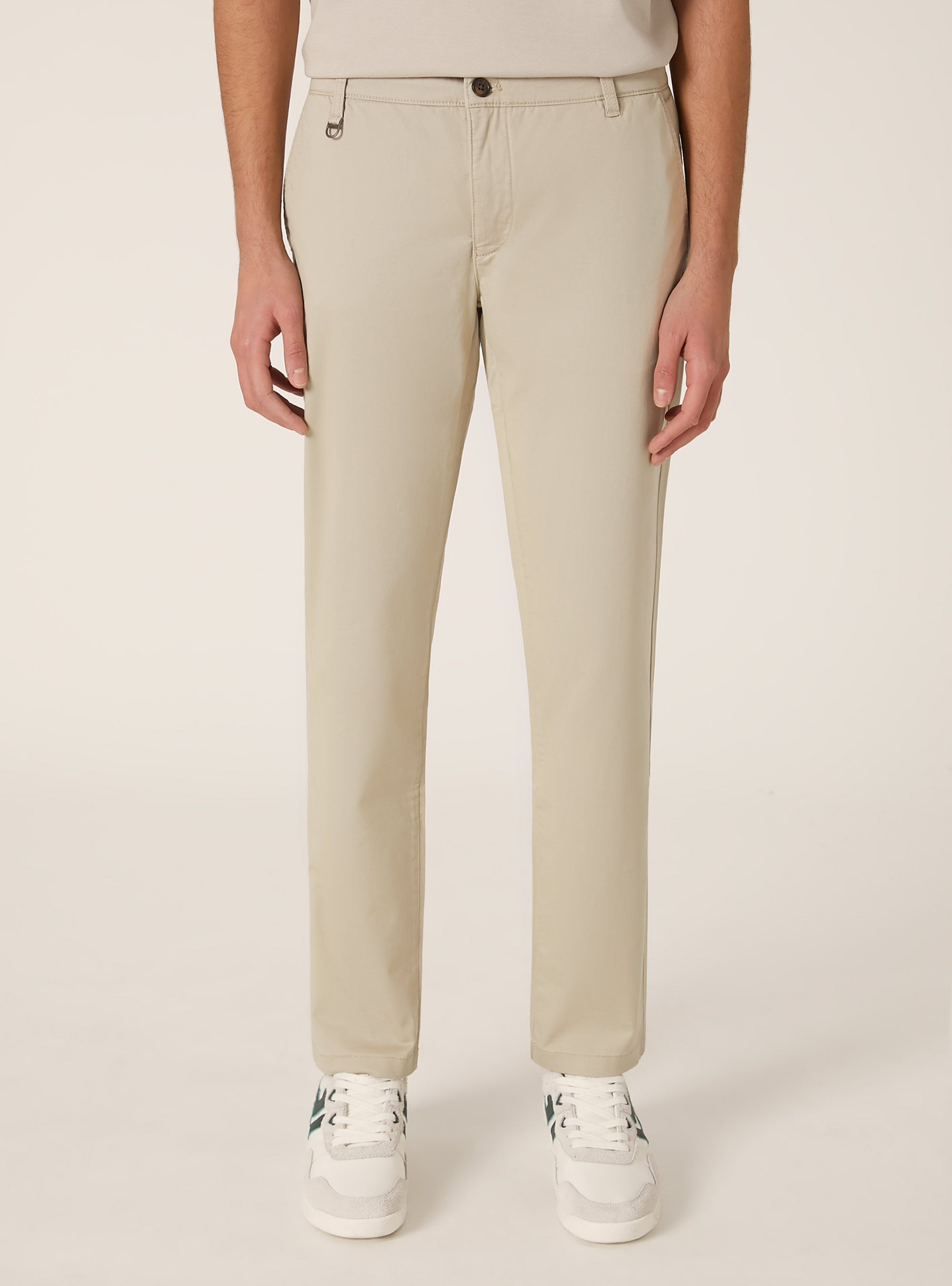 Skinny fit stretch twill chinos, BG2 BEIGE MEDIUM
