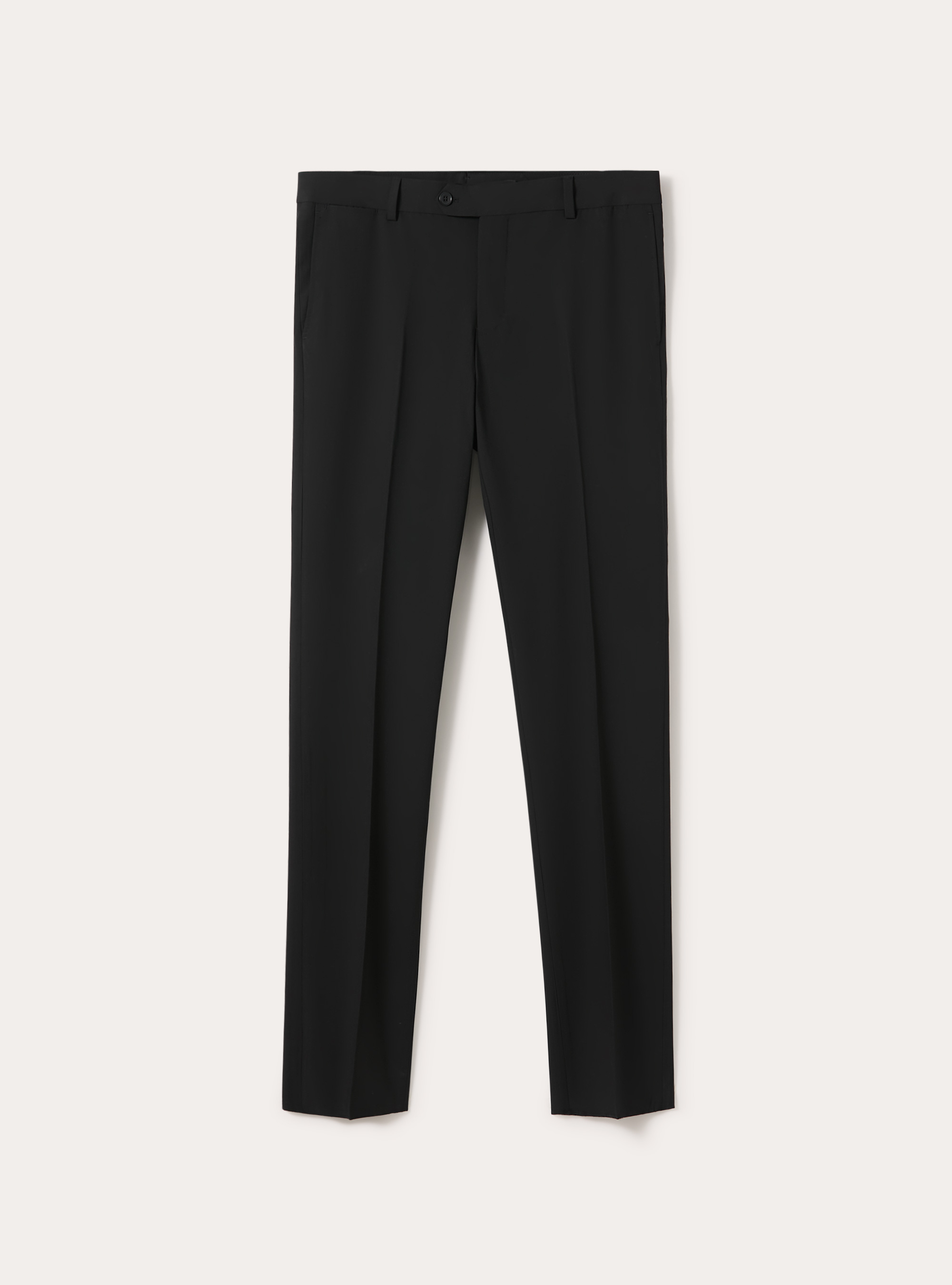 Plain trousers for suits, BK1 BLACK