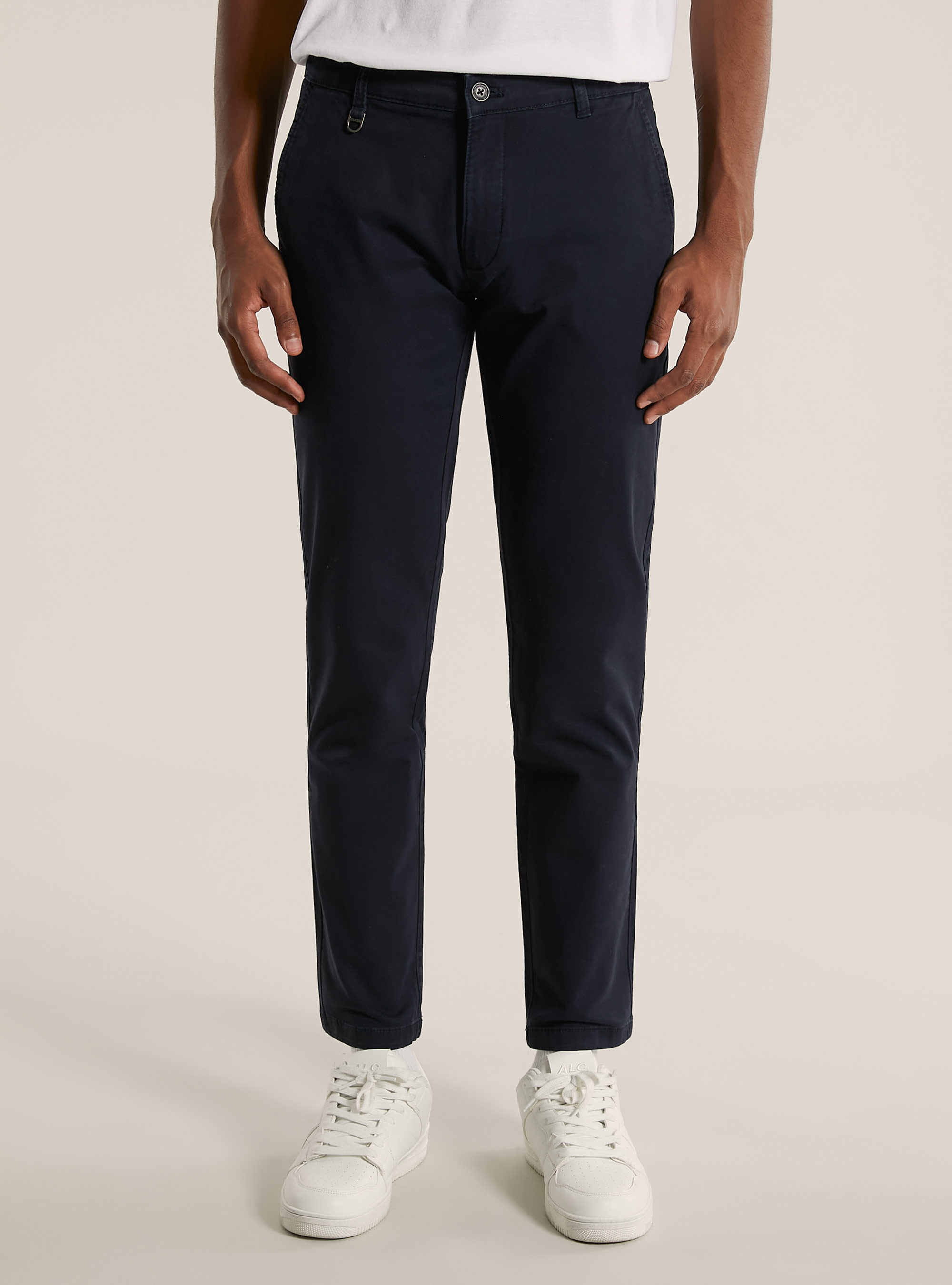 Skinny fit stretch twill chinos, NA1 NAVY DARK
