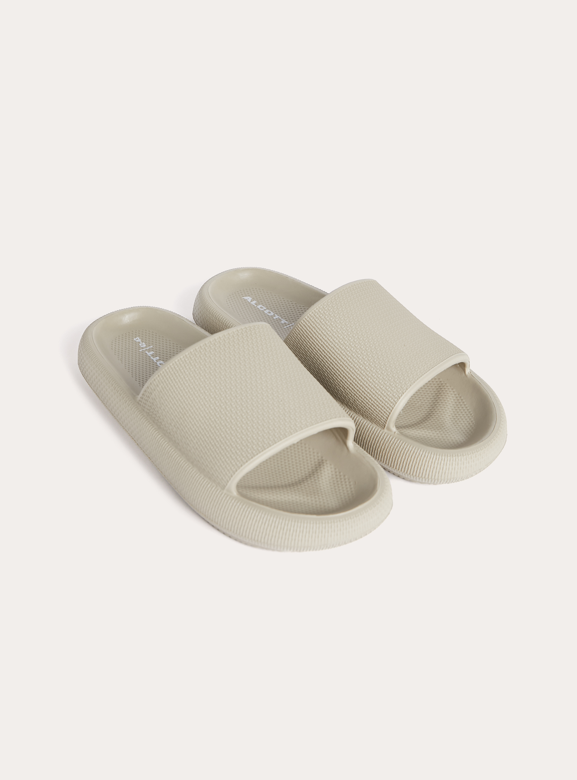 Sandali in gomma, BEIGE MEDIO