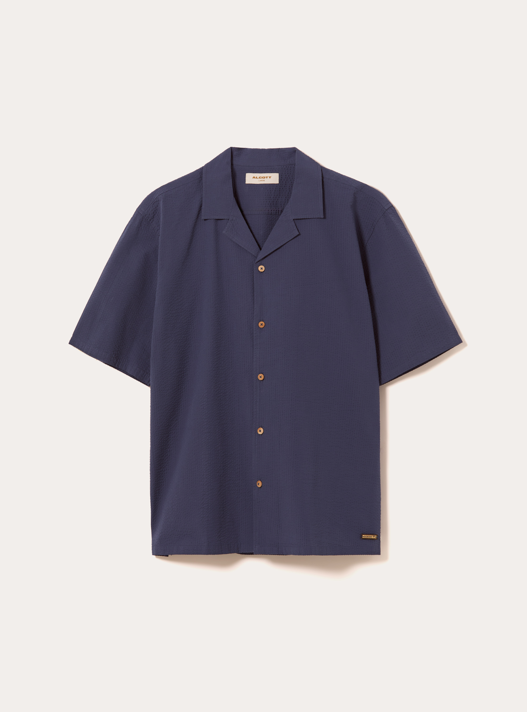 Seersucker shirt, BL3 BLUE LIGHT