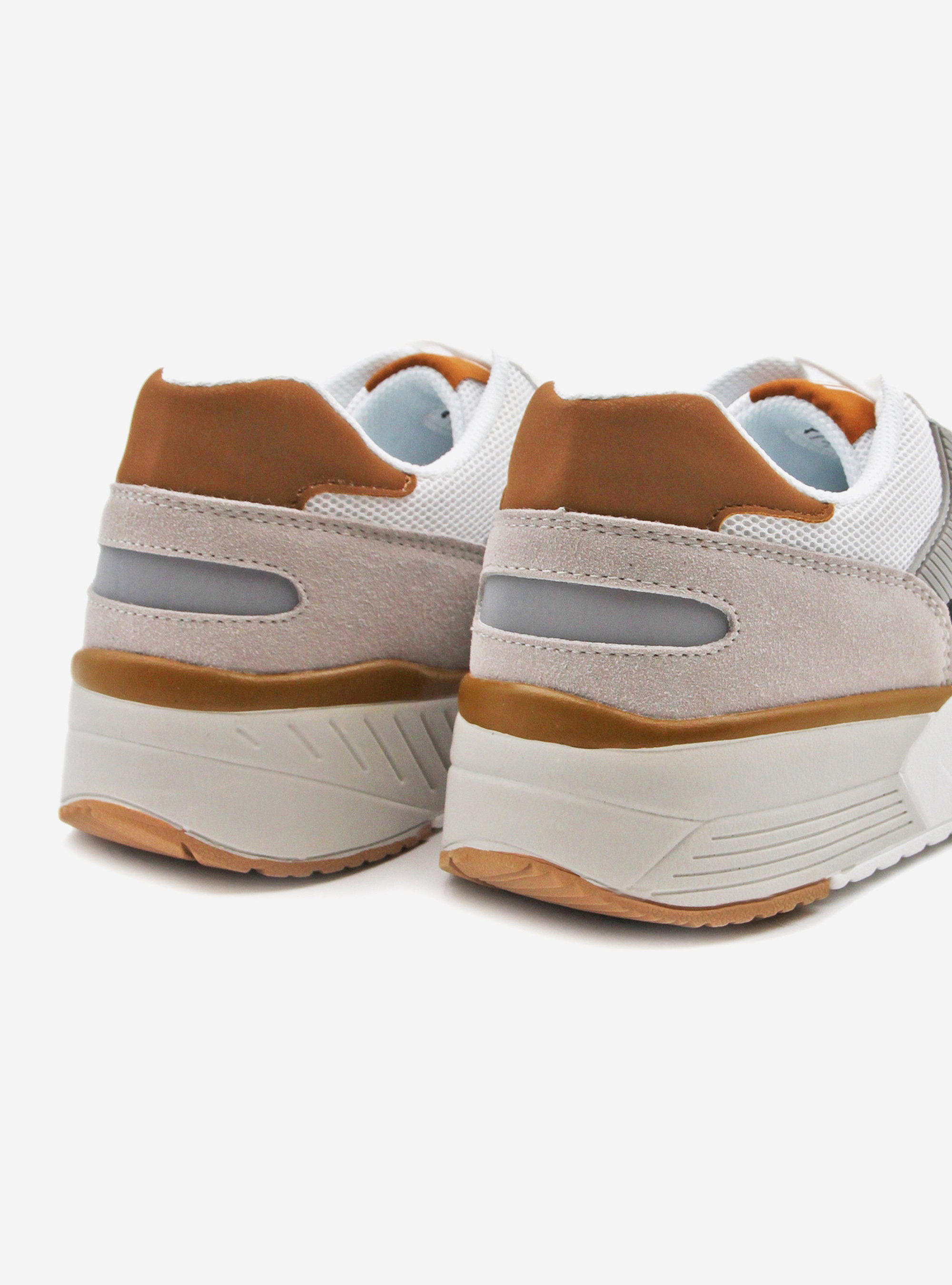 TWO TONE SNEAKERS, OFF-WHITE