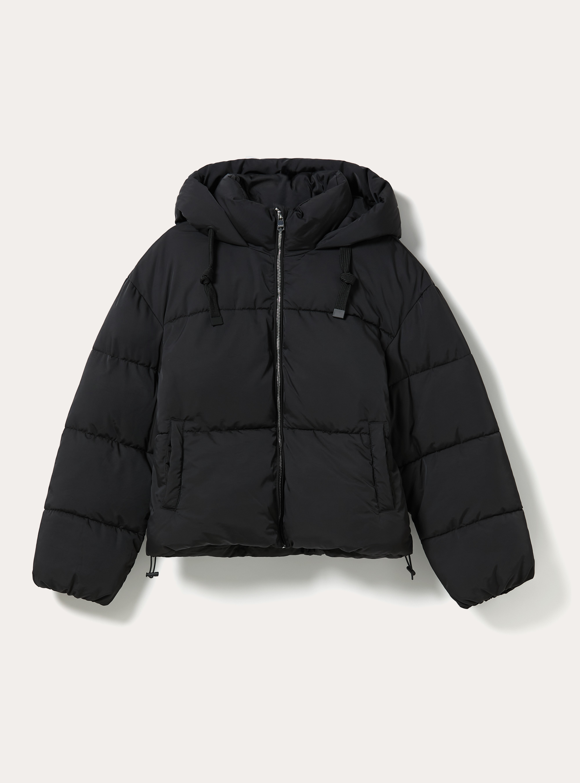 Giubbotto imbottito oversize, BK1 BLACK