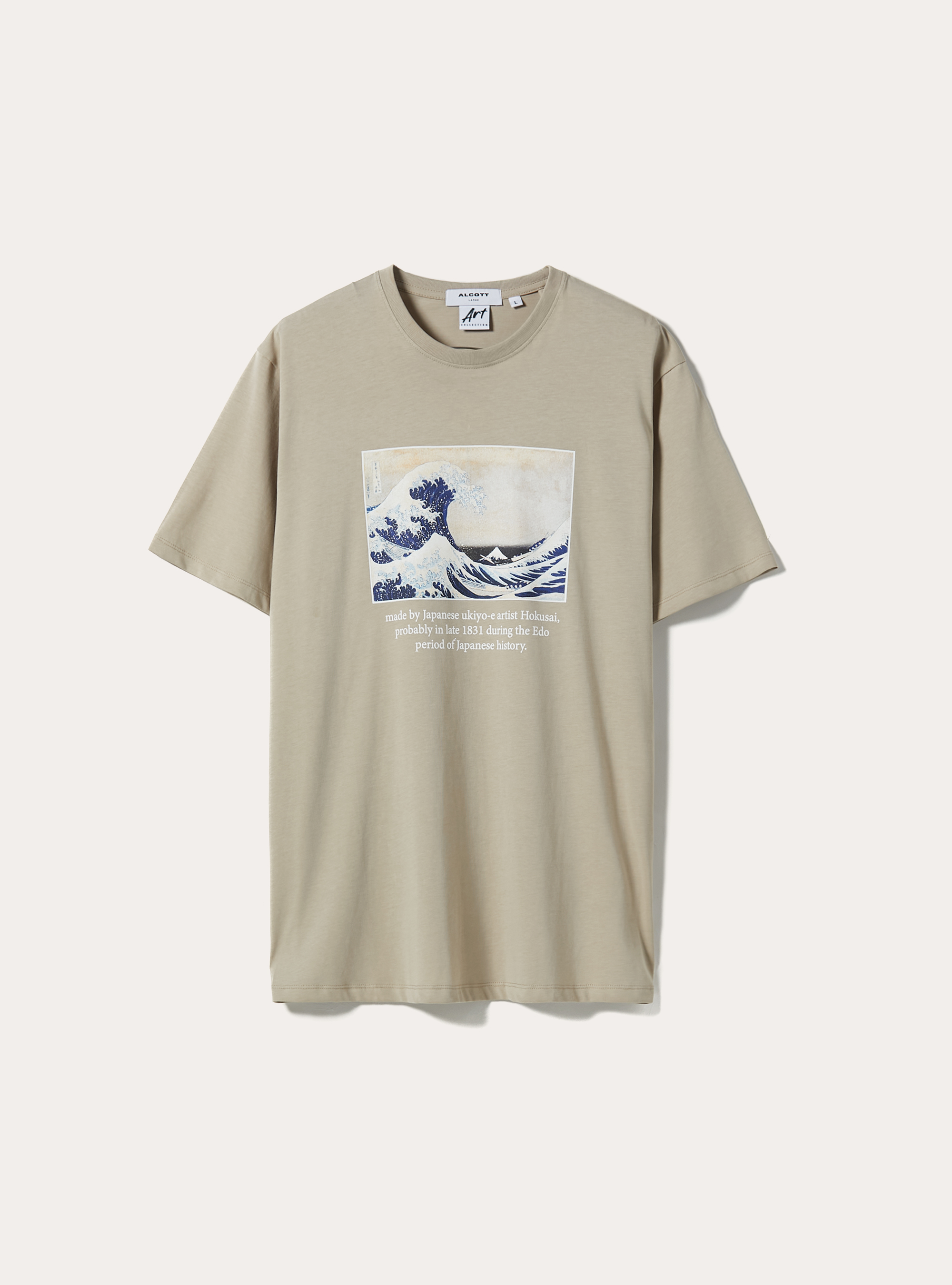 Camiseta Art collection Hokusai / Alcott, BG2 BEIGE MEDIUM