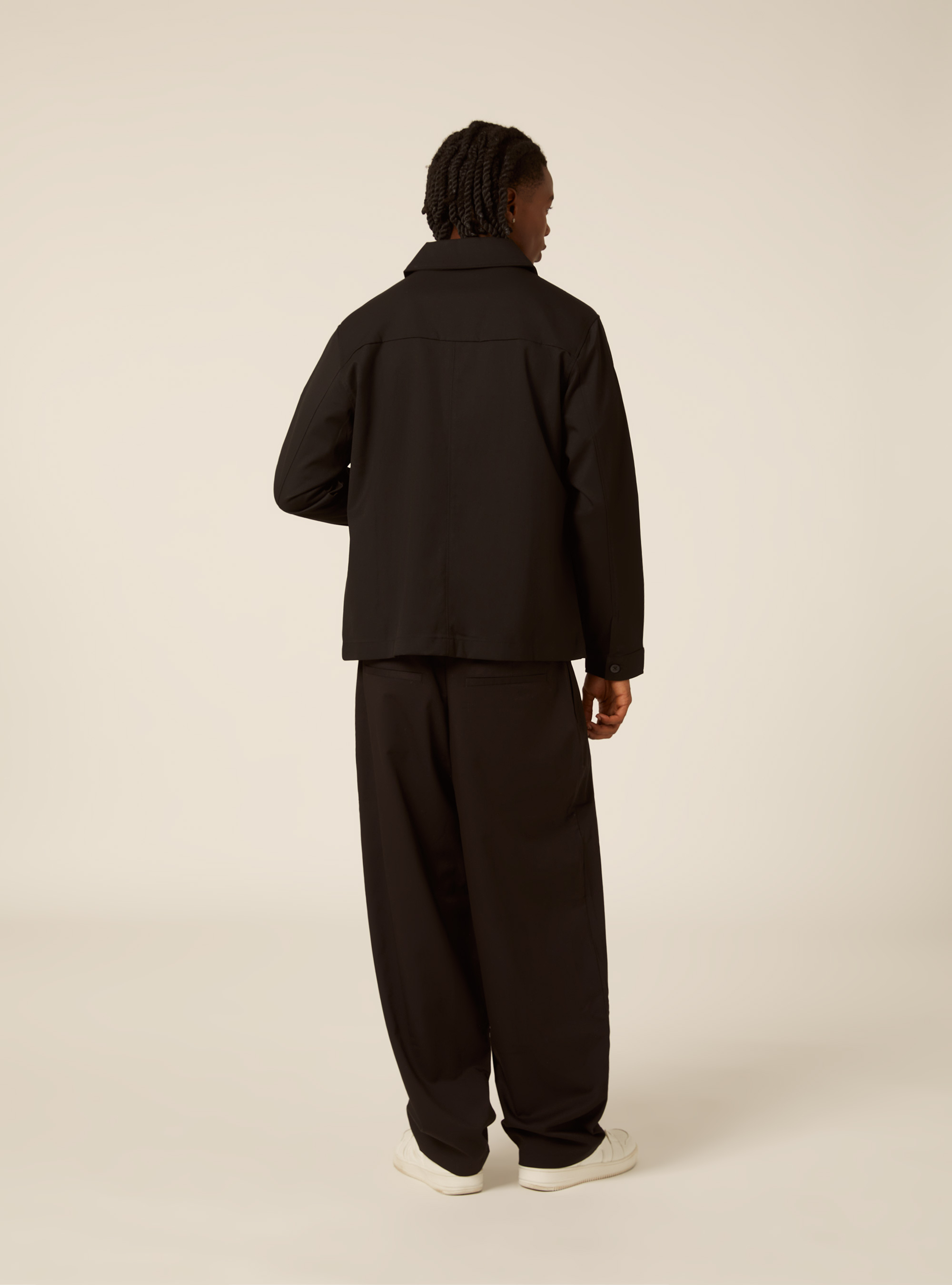 Hemdjacke mit pattentaschen, BK1 BLACK