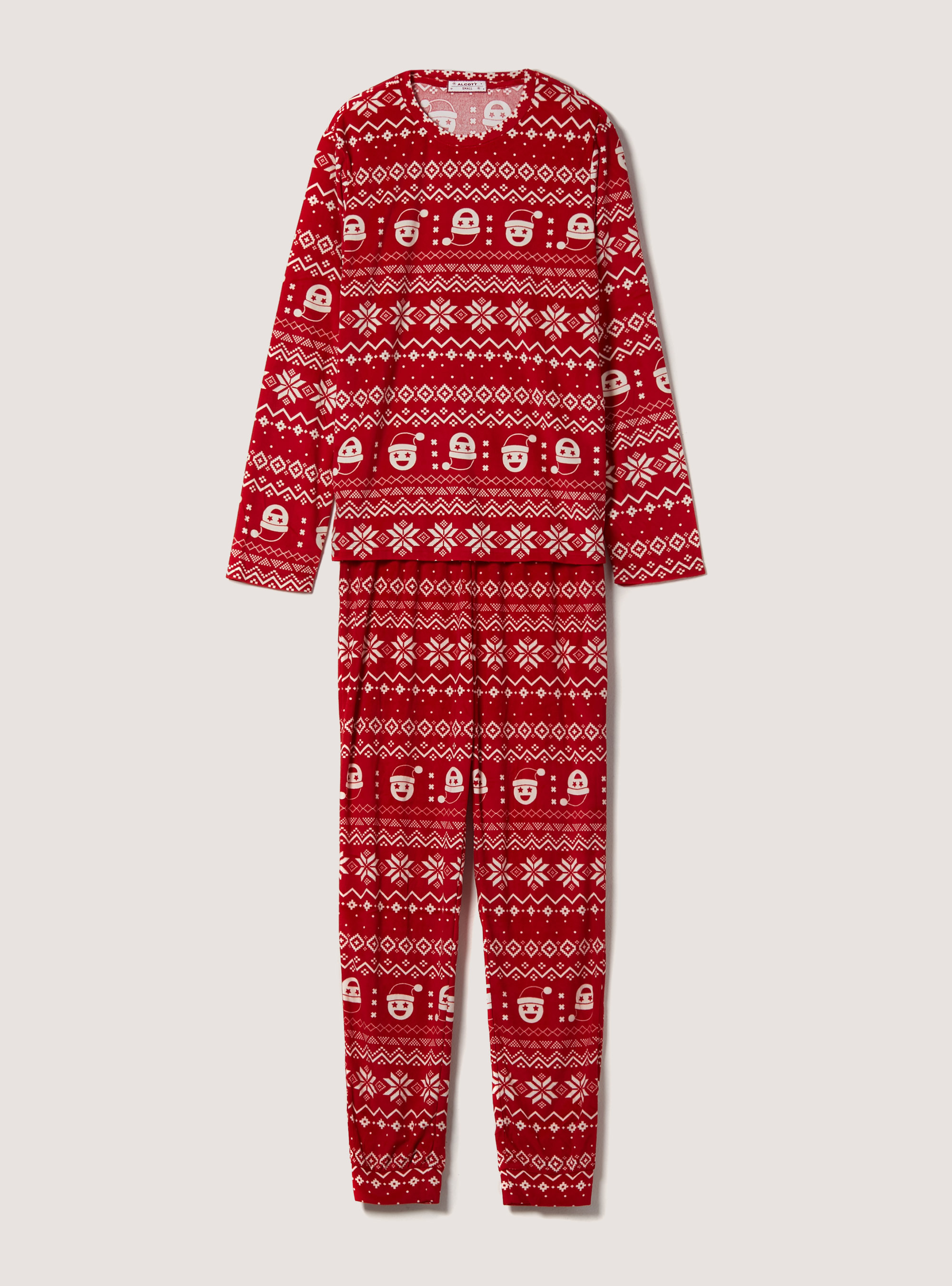 Christmas Family Collection all over pyjamas, RD2 RED MEDIUM