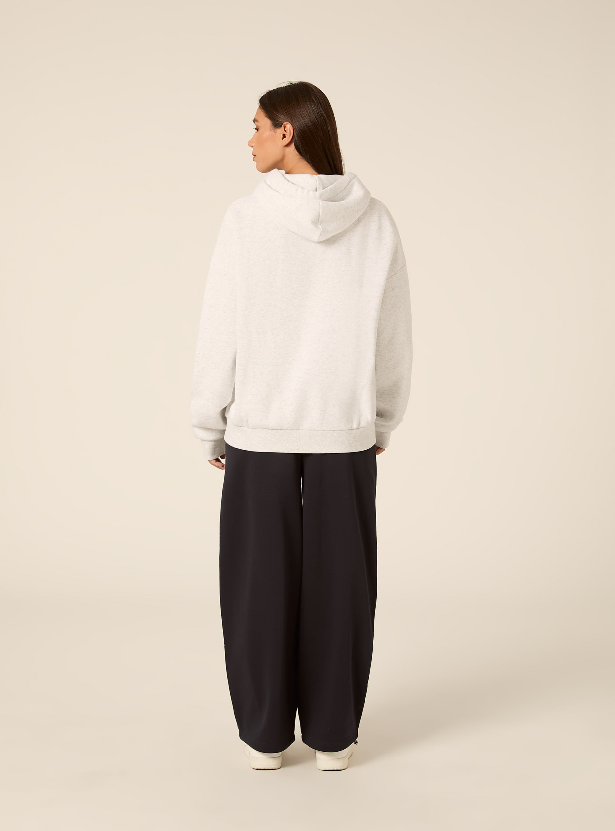 Felpa cappuccio over yale, MGY3 GREY MEL LIGHT