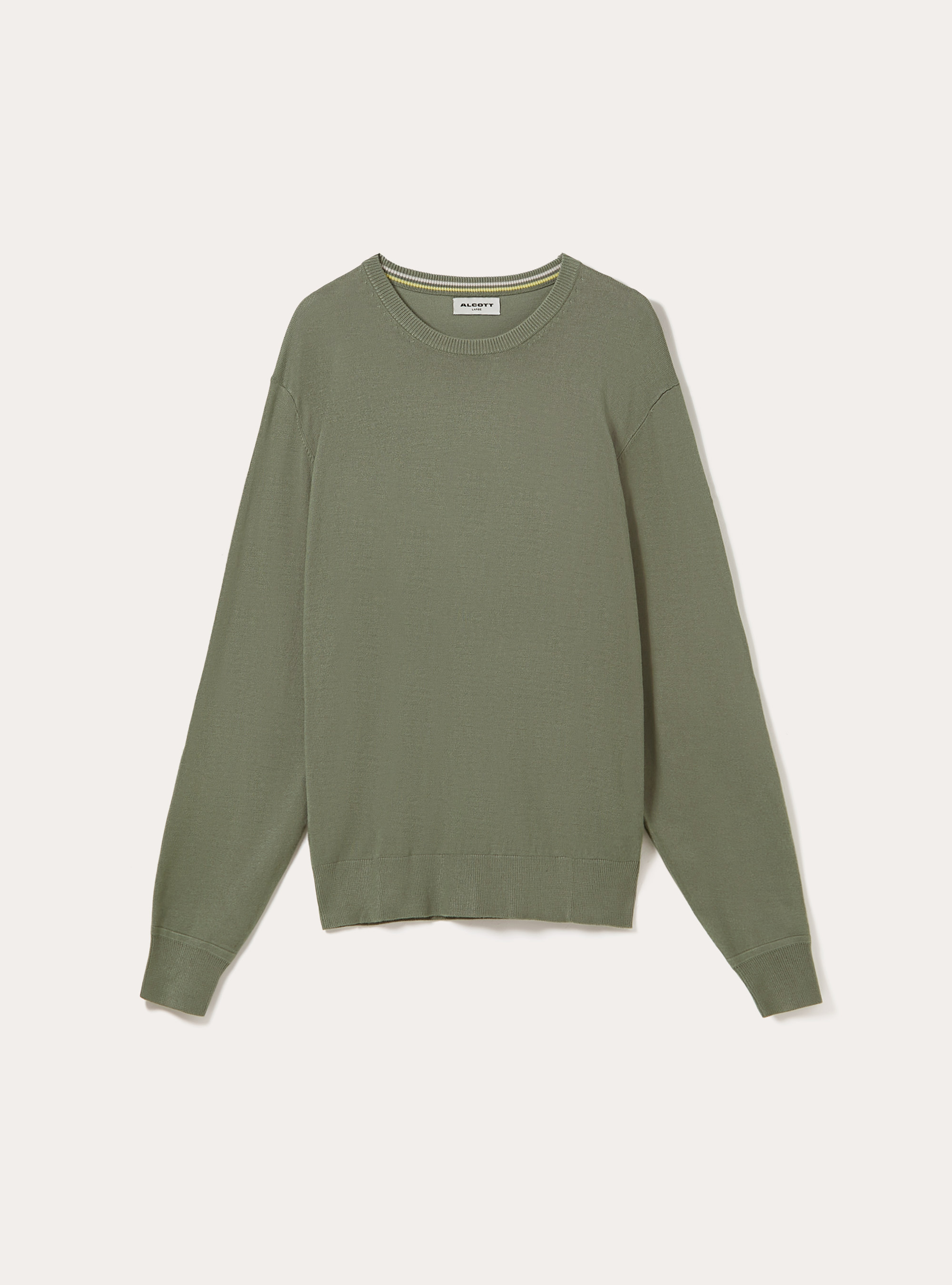 Pull &agrave; col ras du cou en viscose durable Ecovero, KY3 KAKY LIGHT