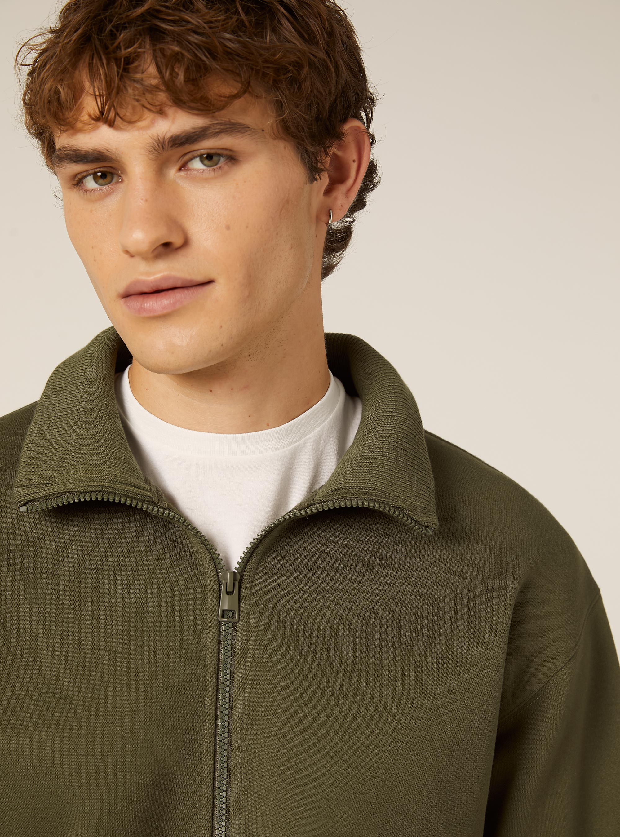 Half-zip jacket, KY2 KAKY MEDIUM