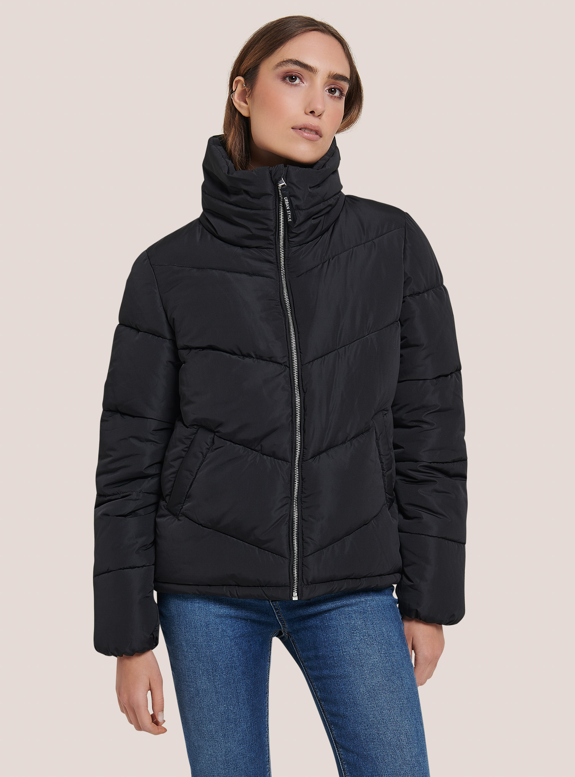 Puffy polo jacket on sale