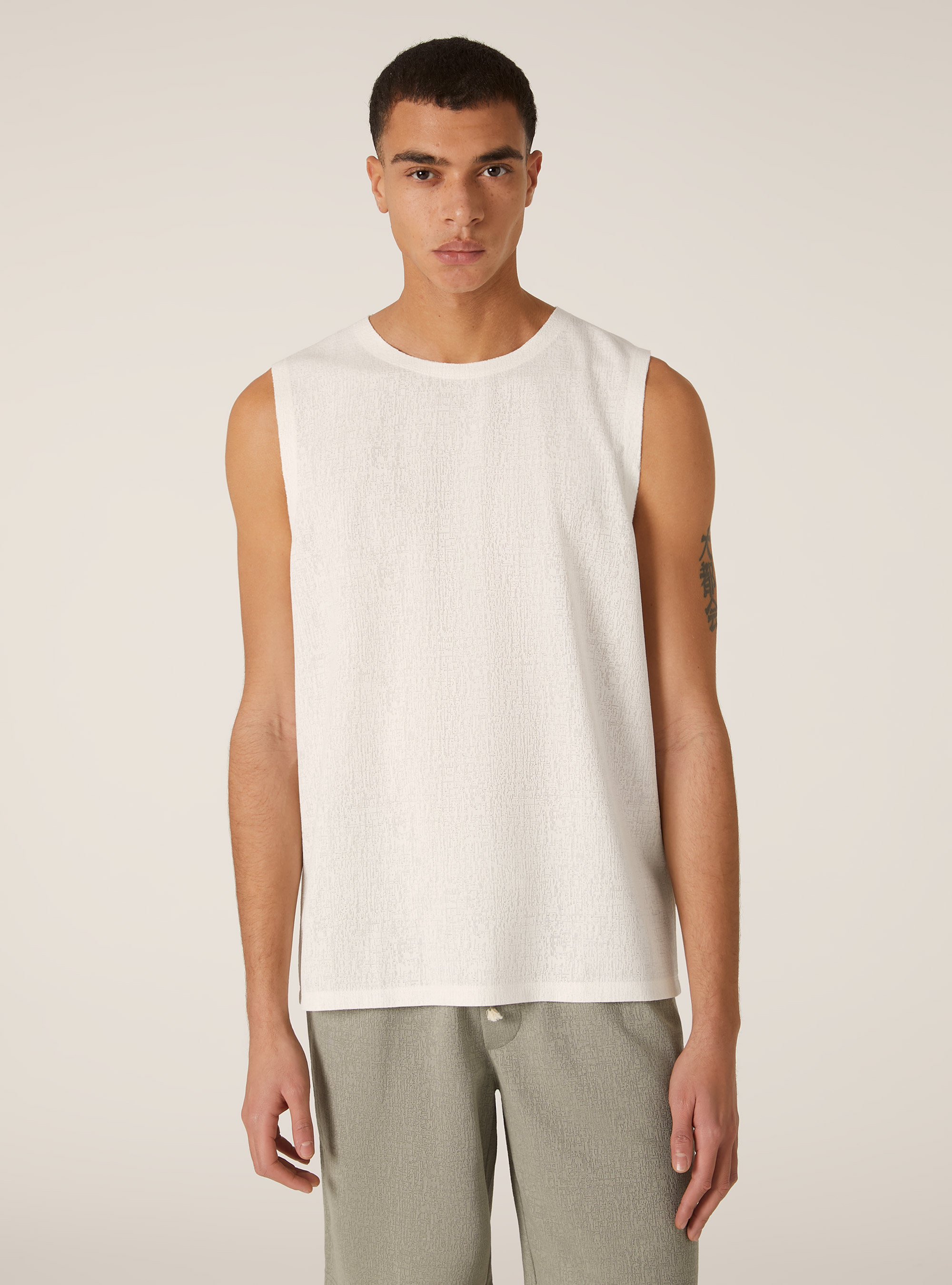 D&eacute;bardeur textur&eacute;, WH1 OFF WHITE