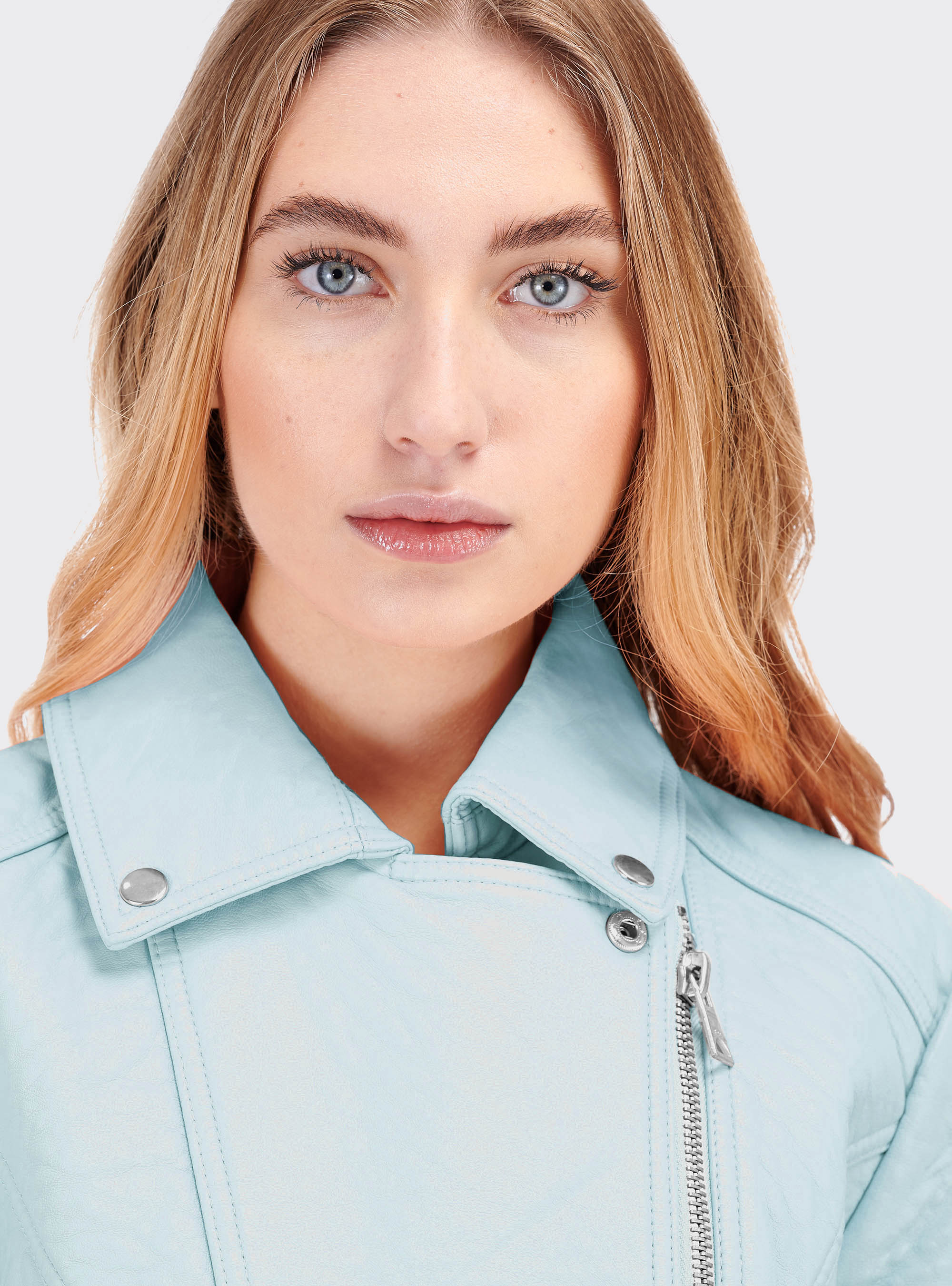 Giubbotti donna similpelle effetto bubble, AZURE