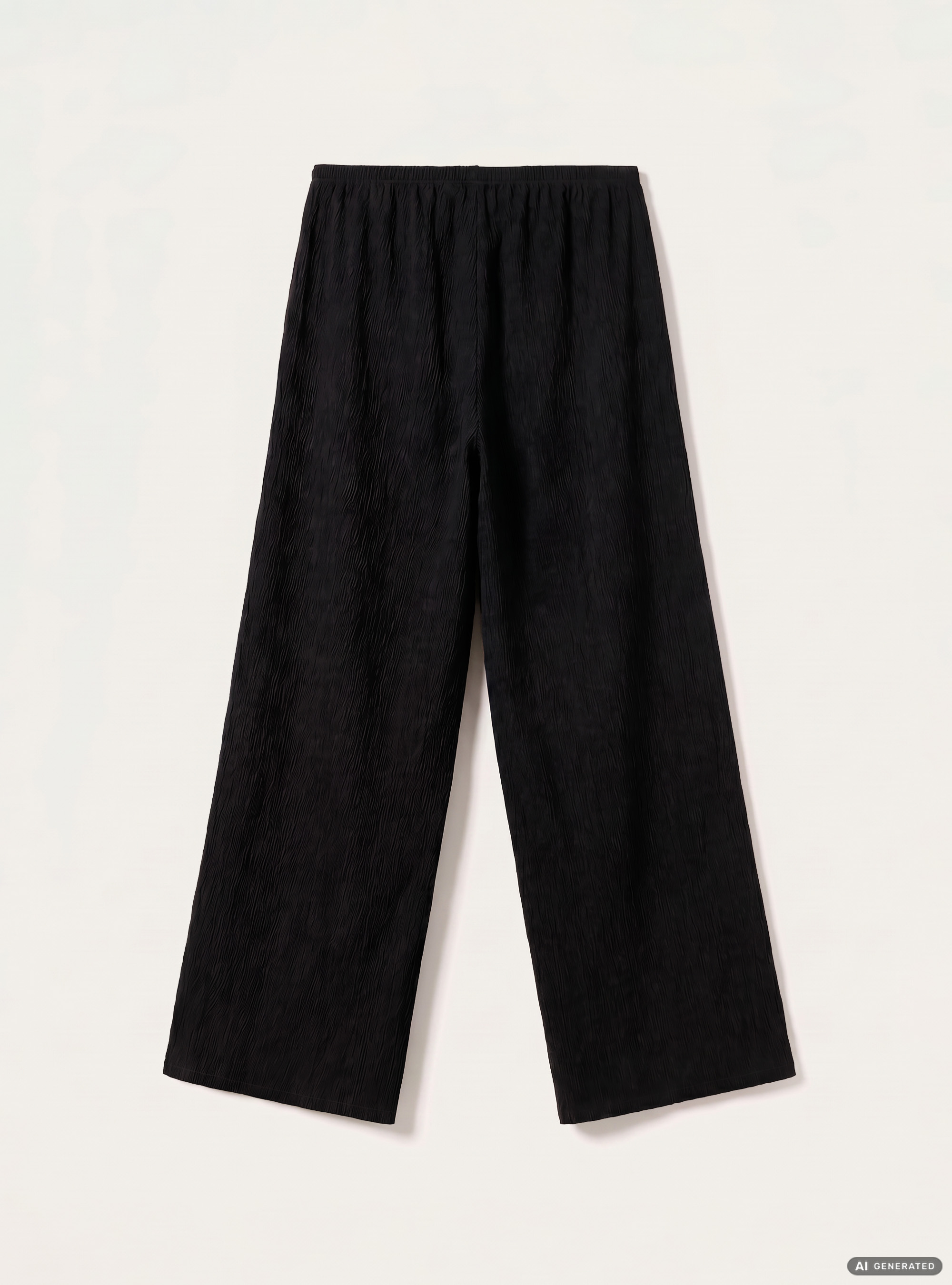 Pantaloni texturizzati, NERO