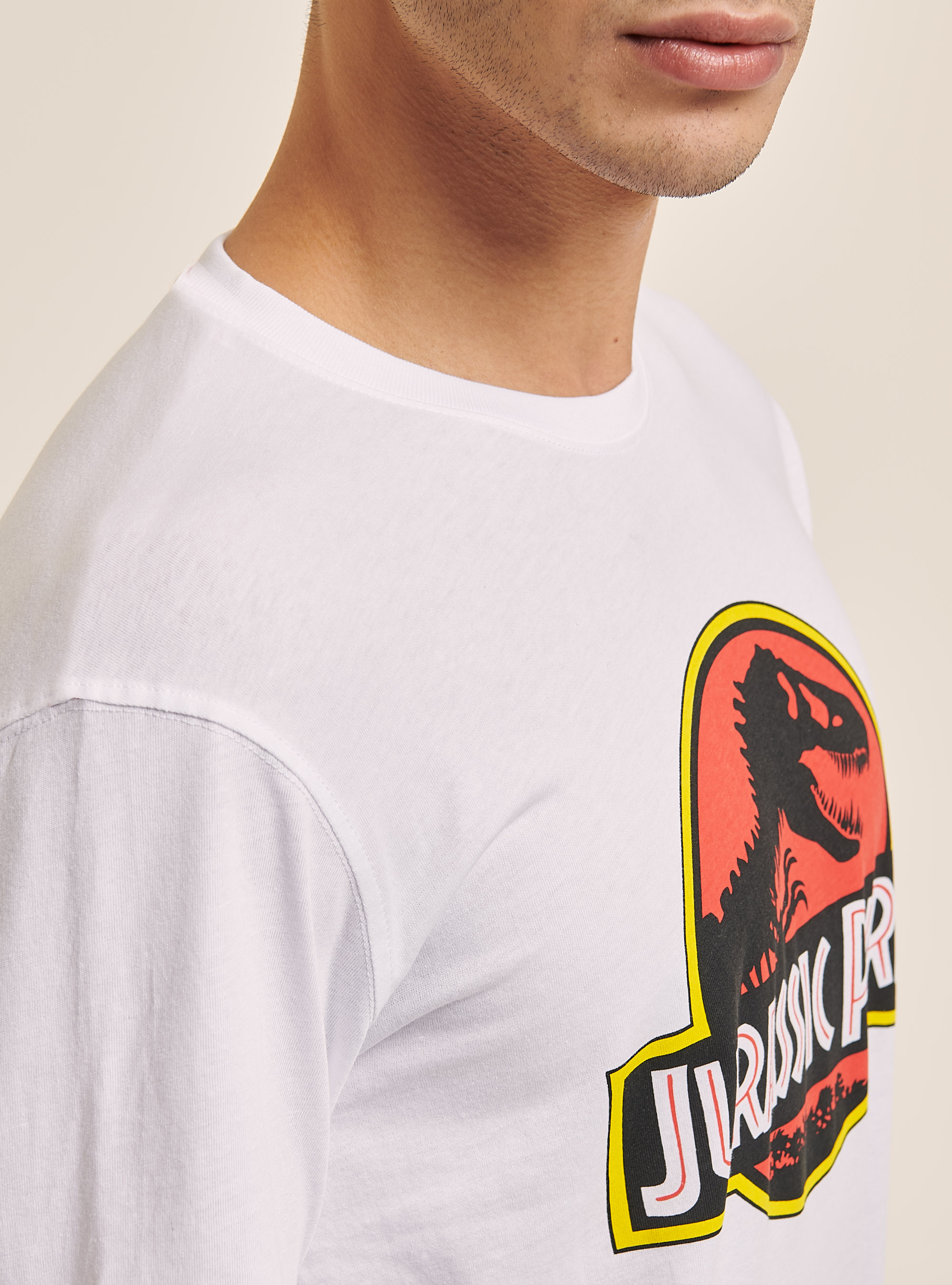 Jurassic Park x Alcott T-shirt, WHITE