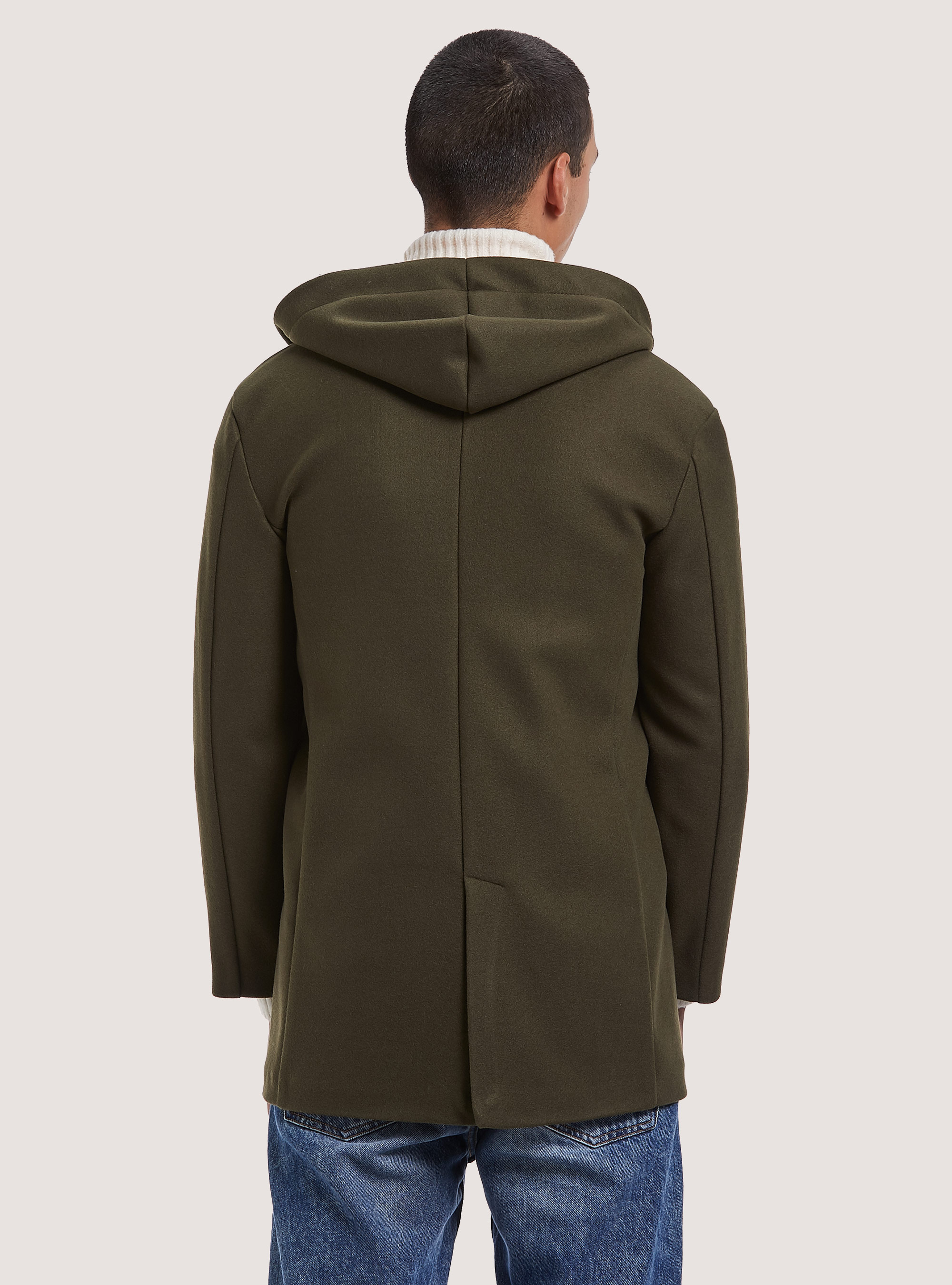 Hooded coat, KY2 KAKY MEDIUM