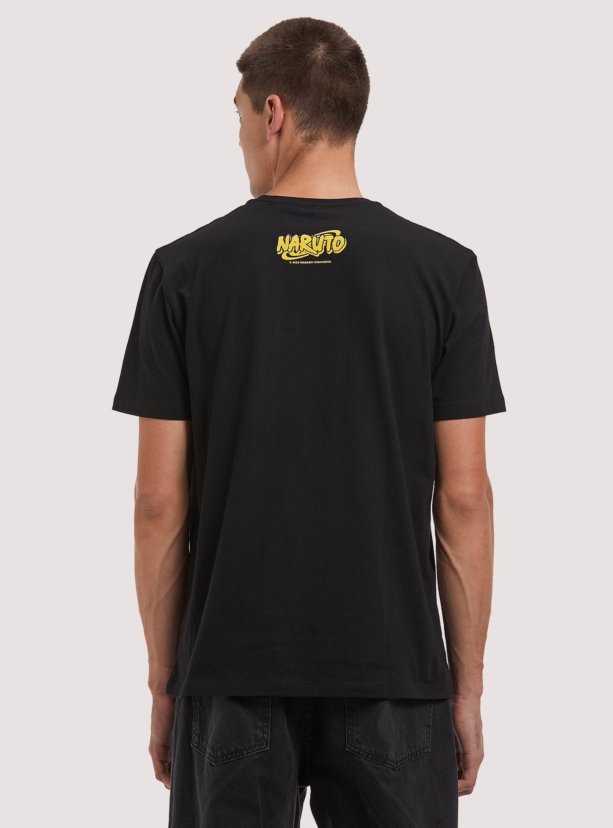 Naruto x Alcott T-shirt, BK1 BLACK