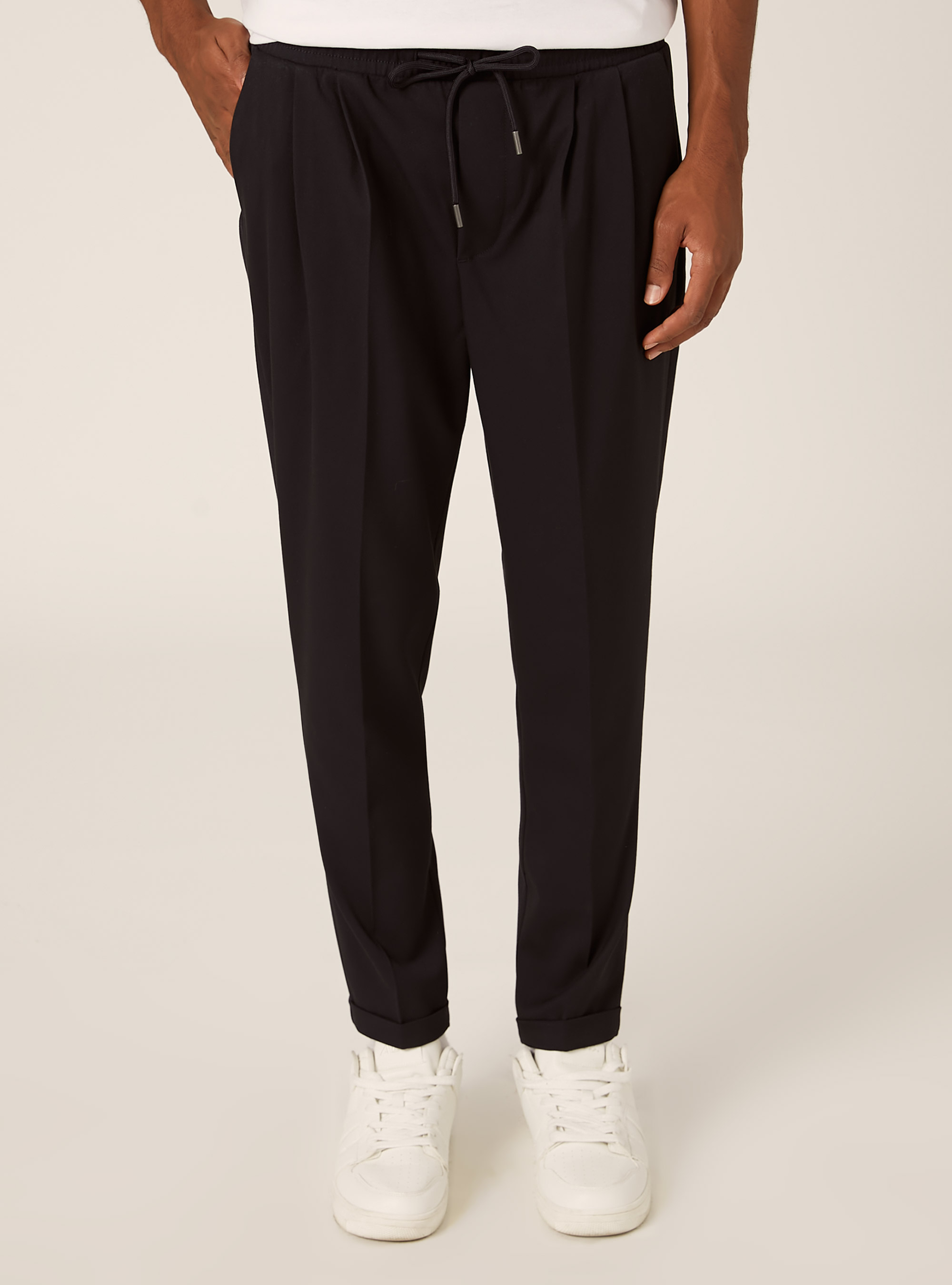 Twill jogger pants, NA1 NAVY DARK