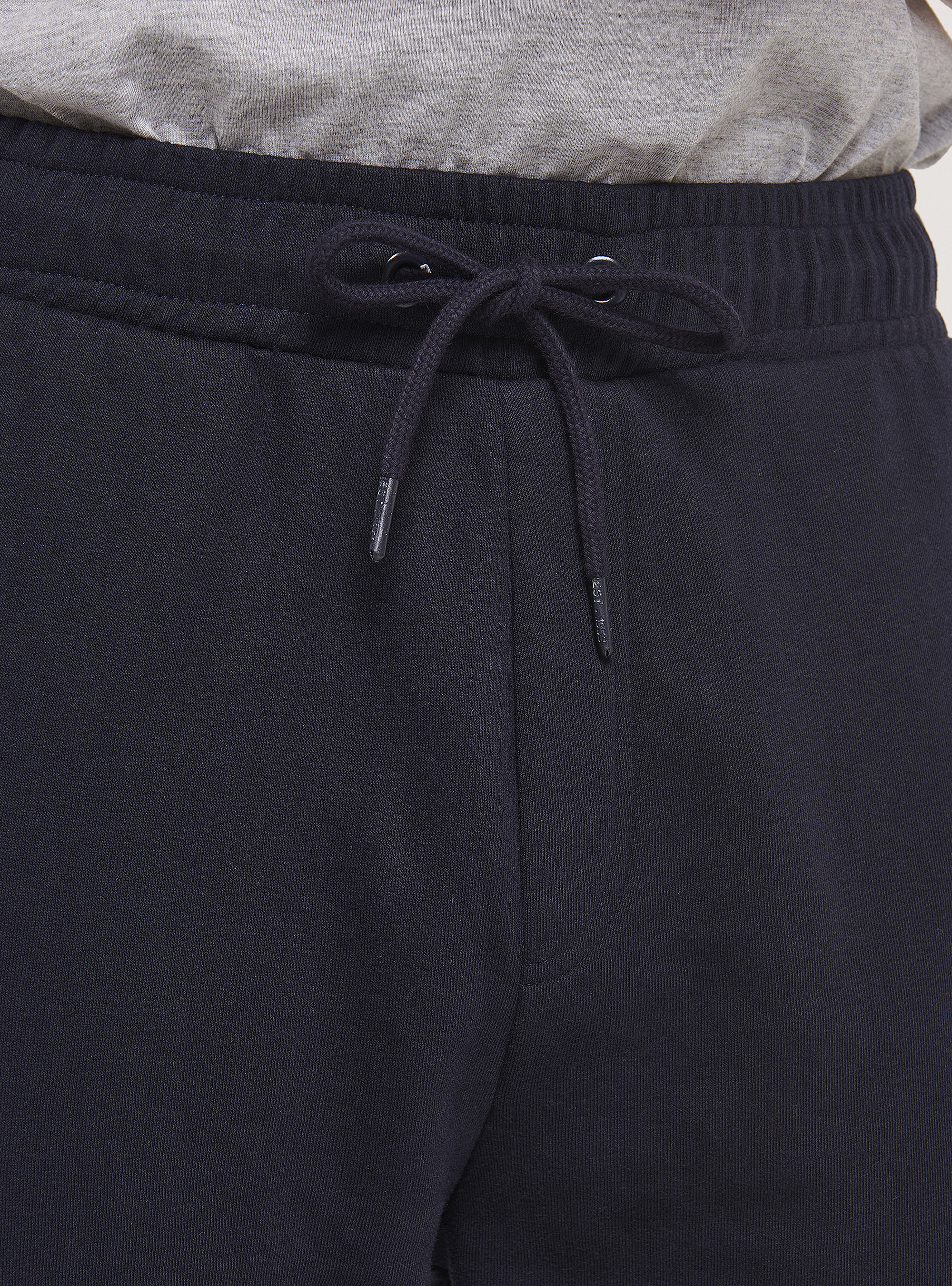Pantalon de jogging en coton basique, C210 BLUE NAVY