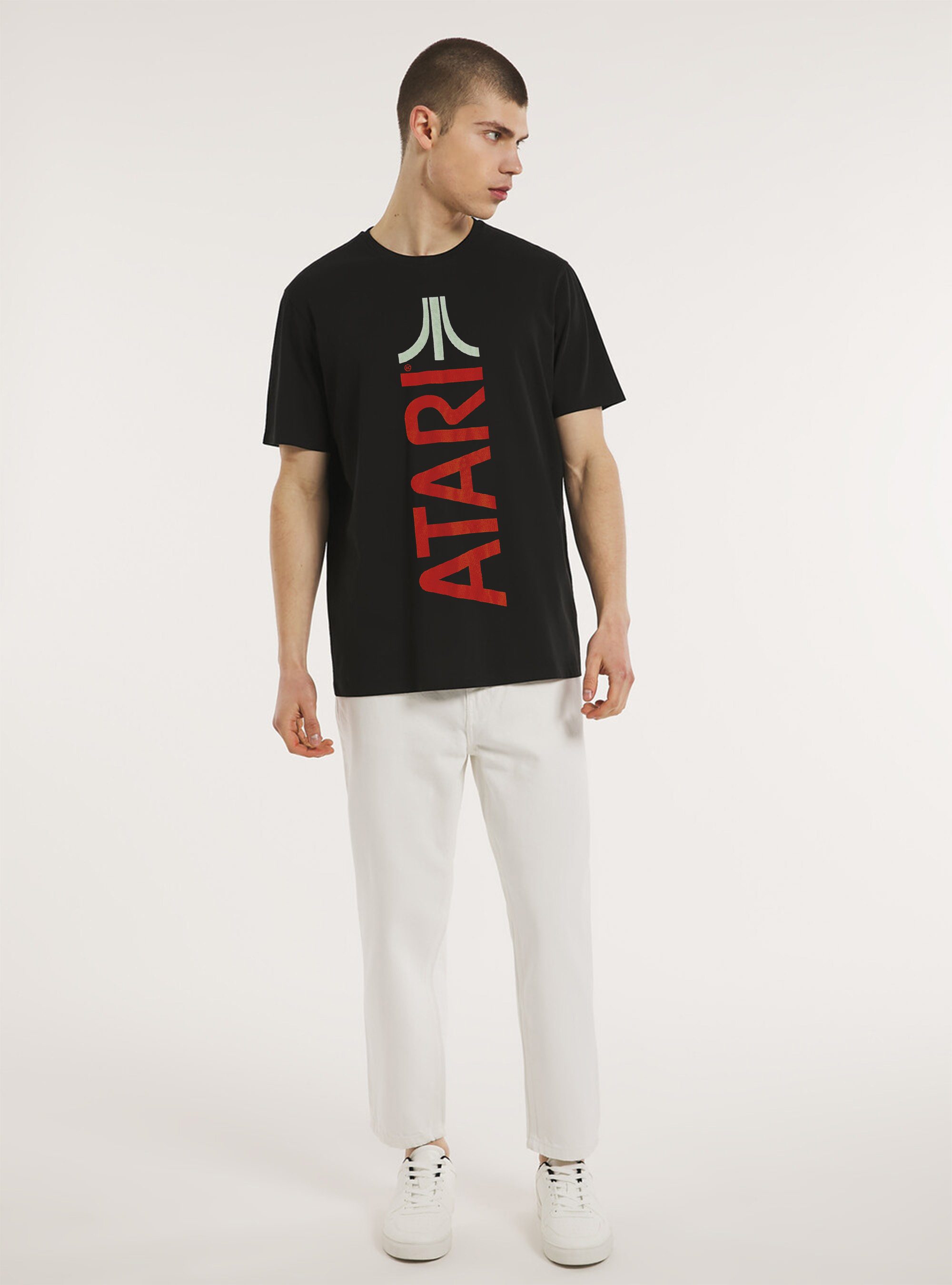 Atari / Alcott T-shirt, BLACK