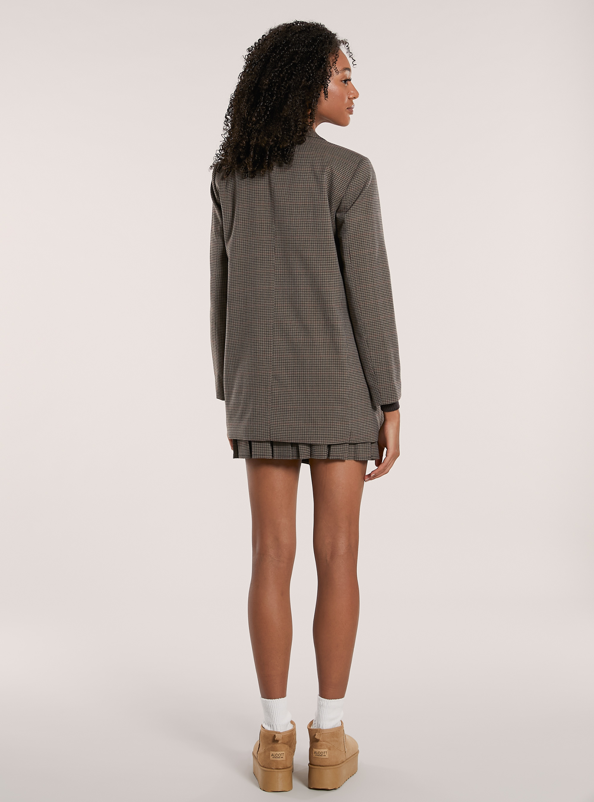 Giacca a quadri, BR2 BROWN MEDIUM