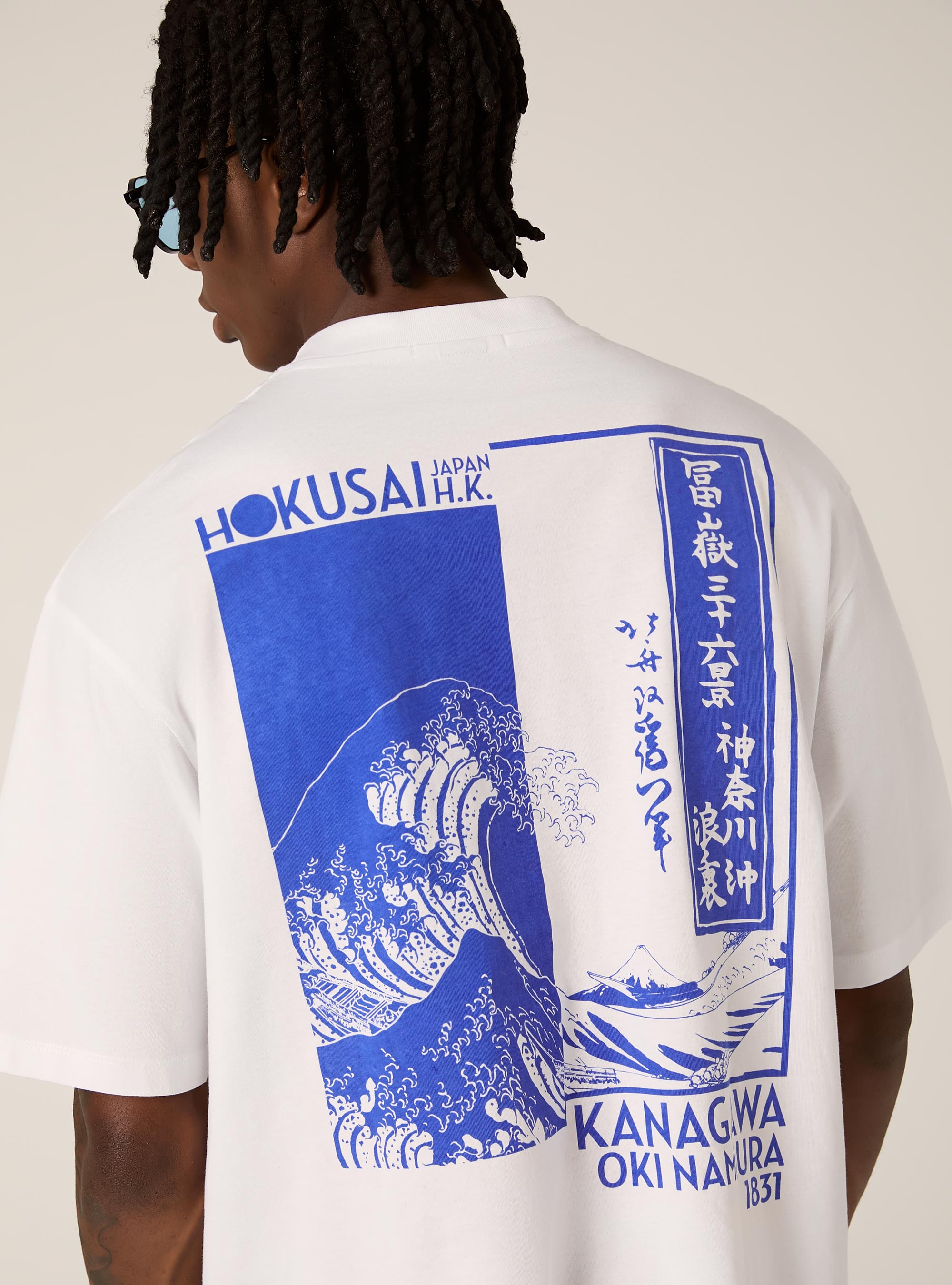 Boxy fit T-shirt Art Collection / Alcott, WH3 WHITE