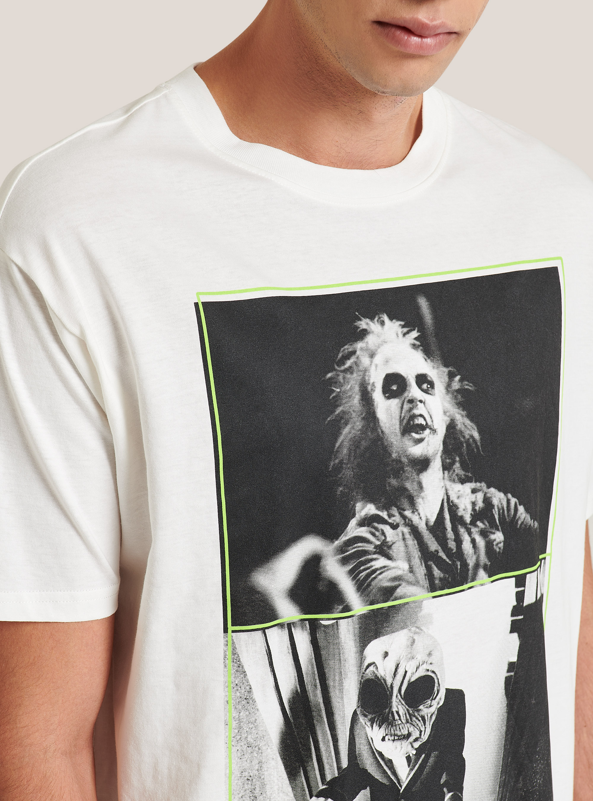 Camiseta Beetlejuice x Alcott, C0020 OFF WHITE